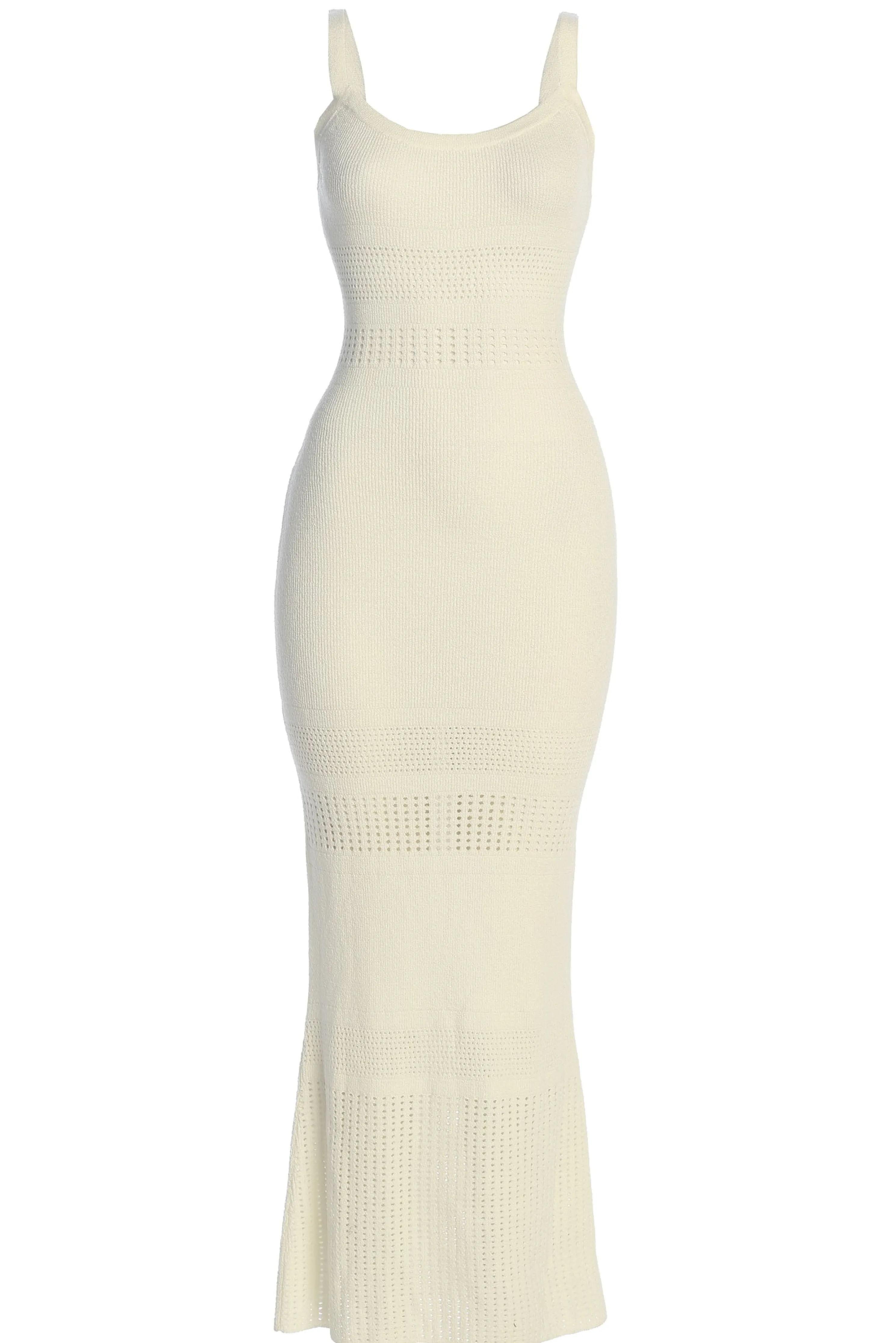 Ivory Palm Springs Knit Maxi Dress