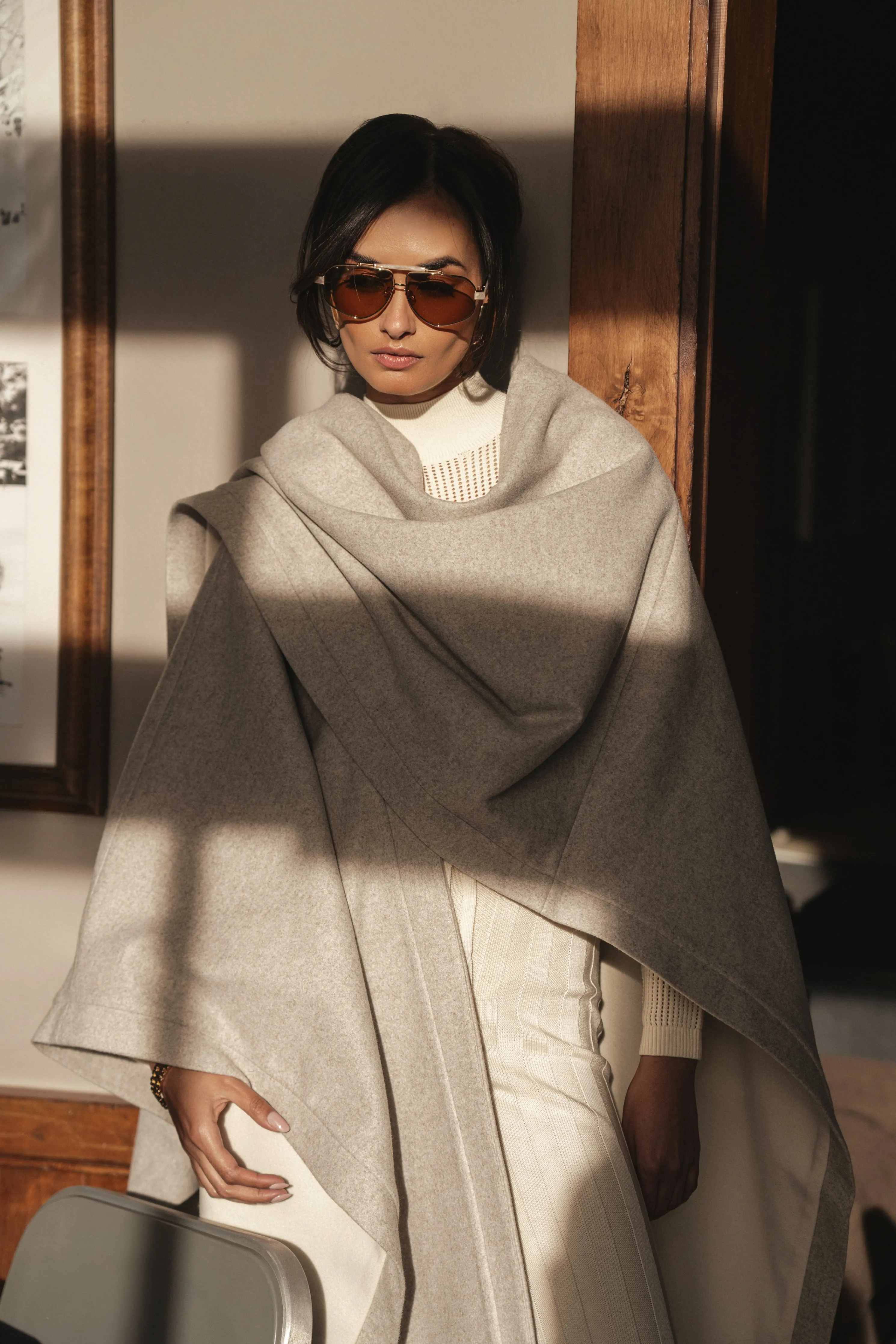 Ivory Park City Reversible Shawl