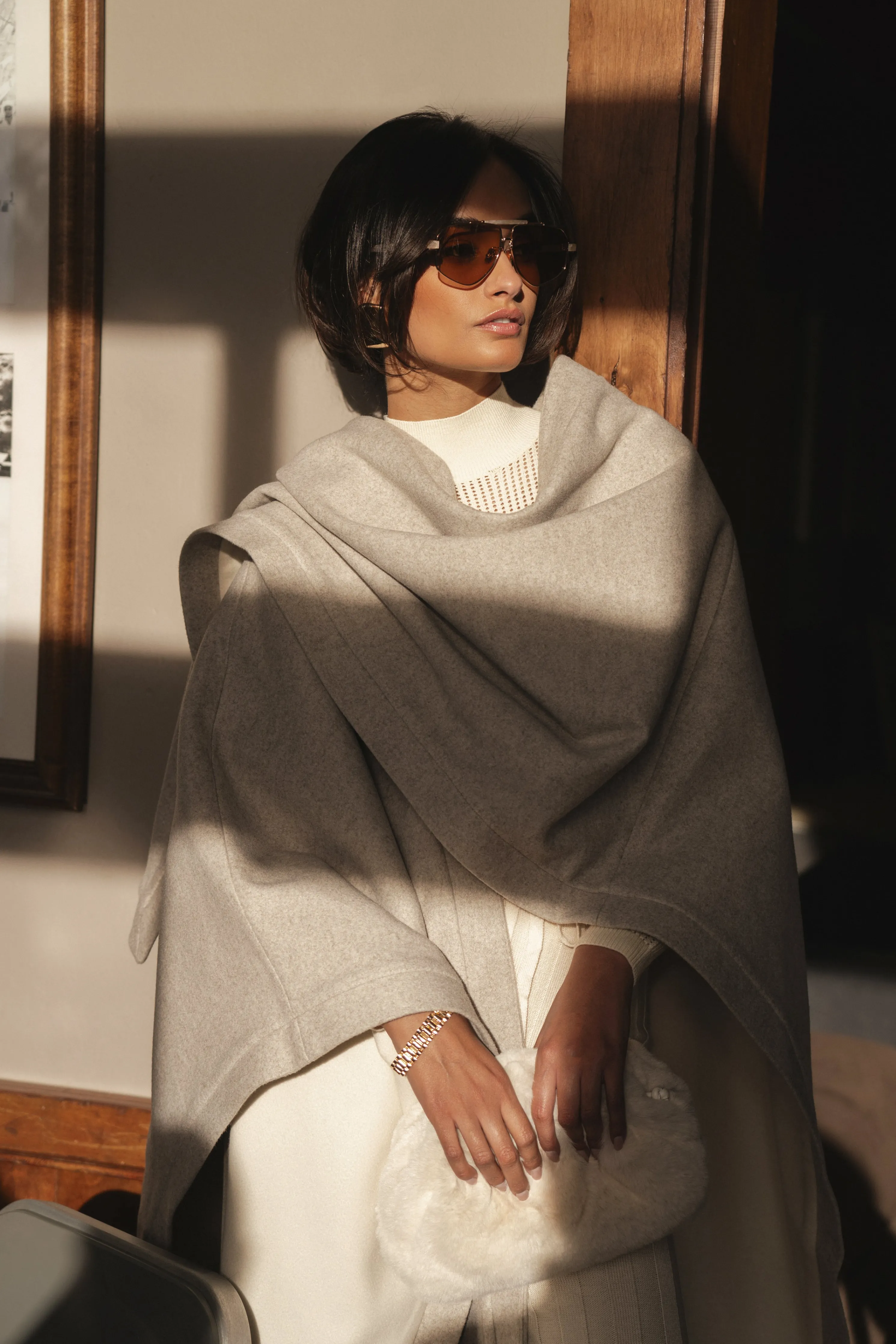 Ivory Park City Reversible Shawl