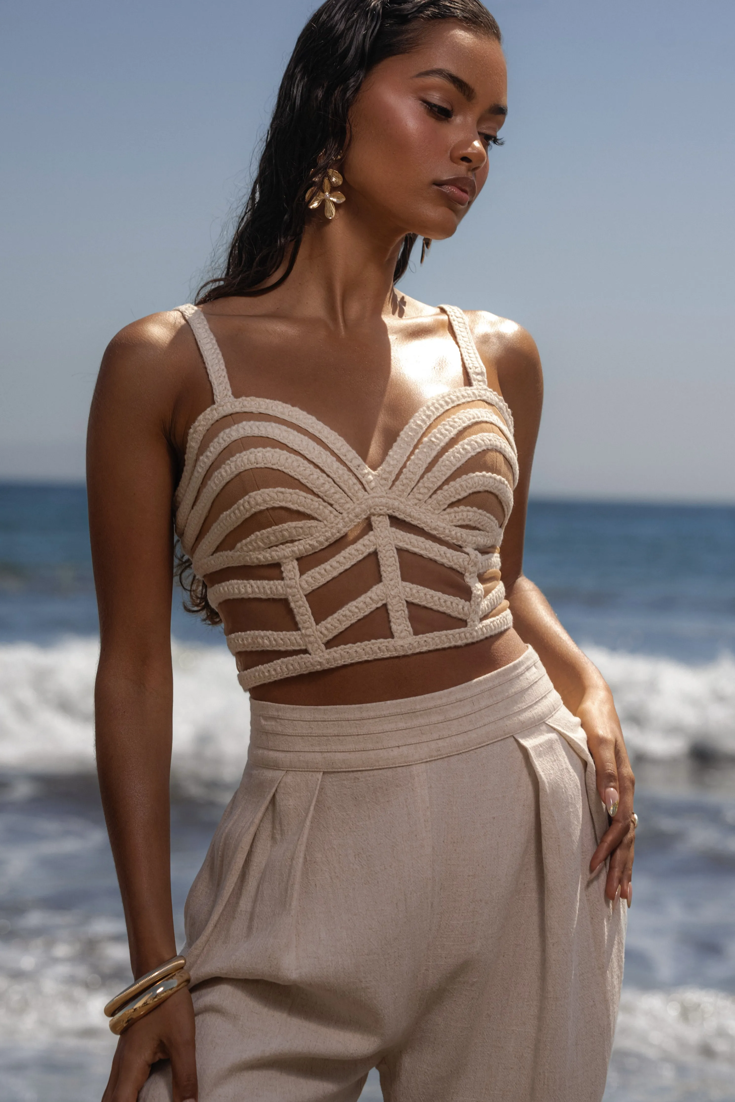 Ivory Serenity Bay Top