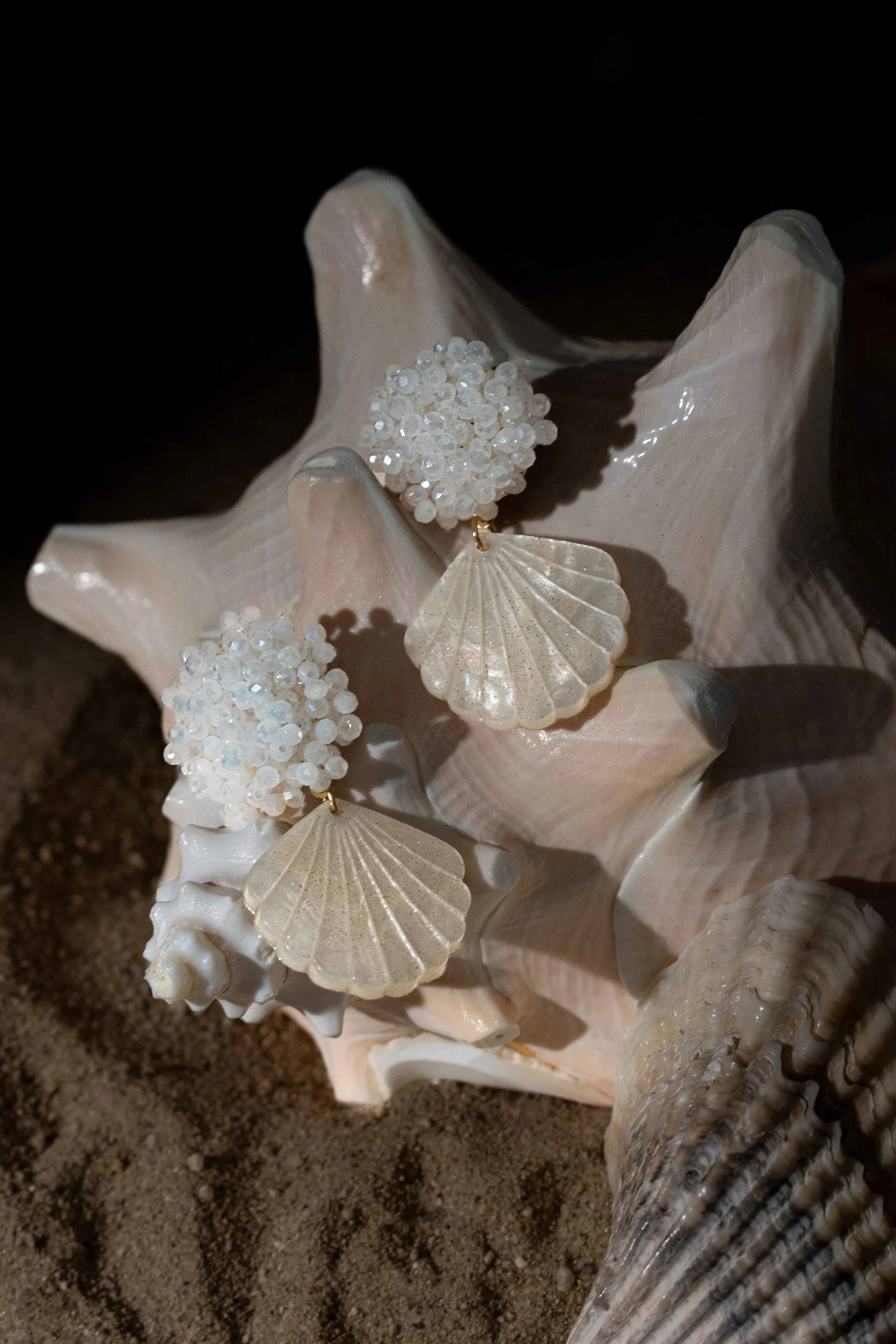 Ivory Seven Seas Dangle Earrings