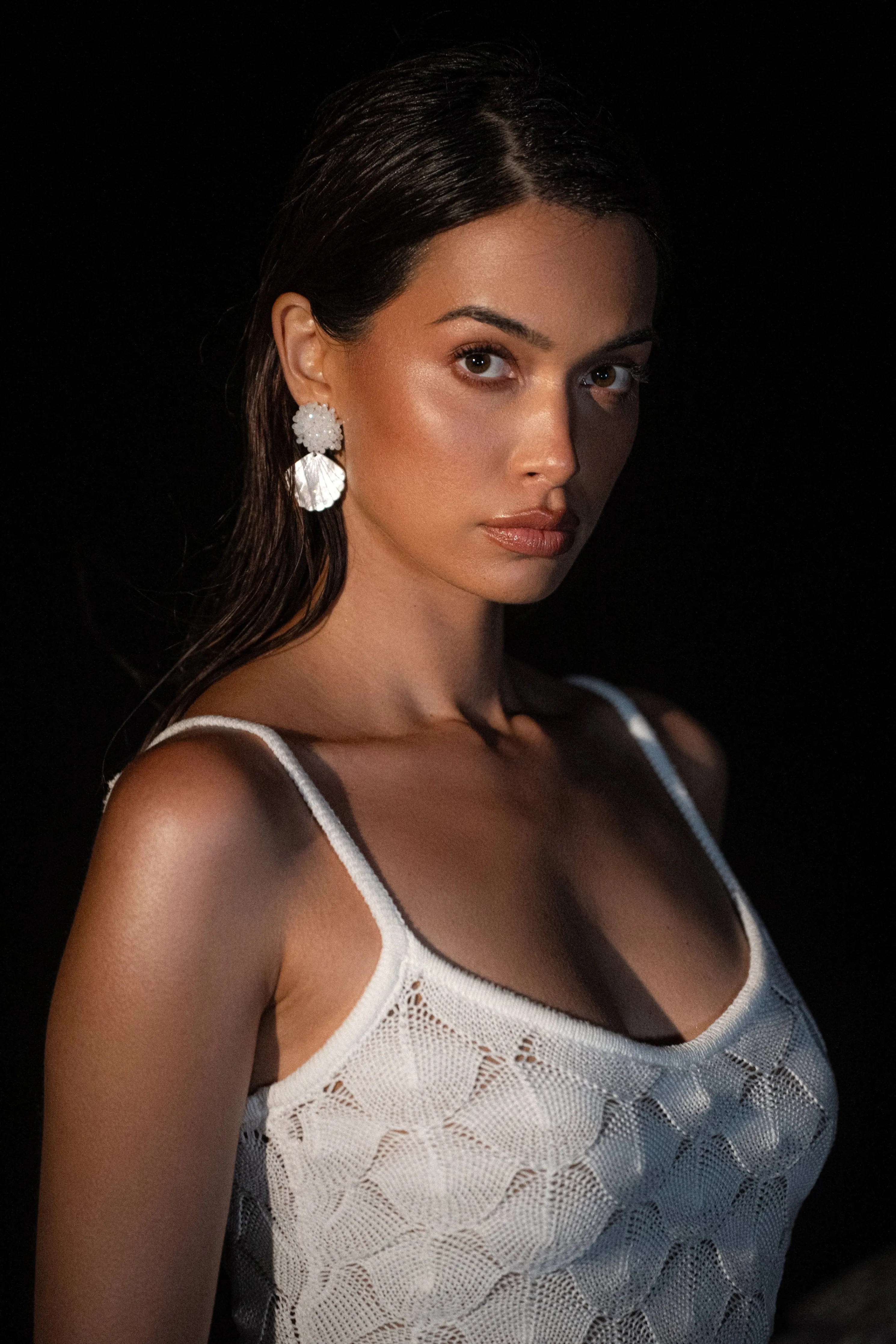 Ivory Seven Seas Dangle Earrings