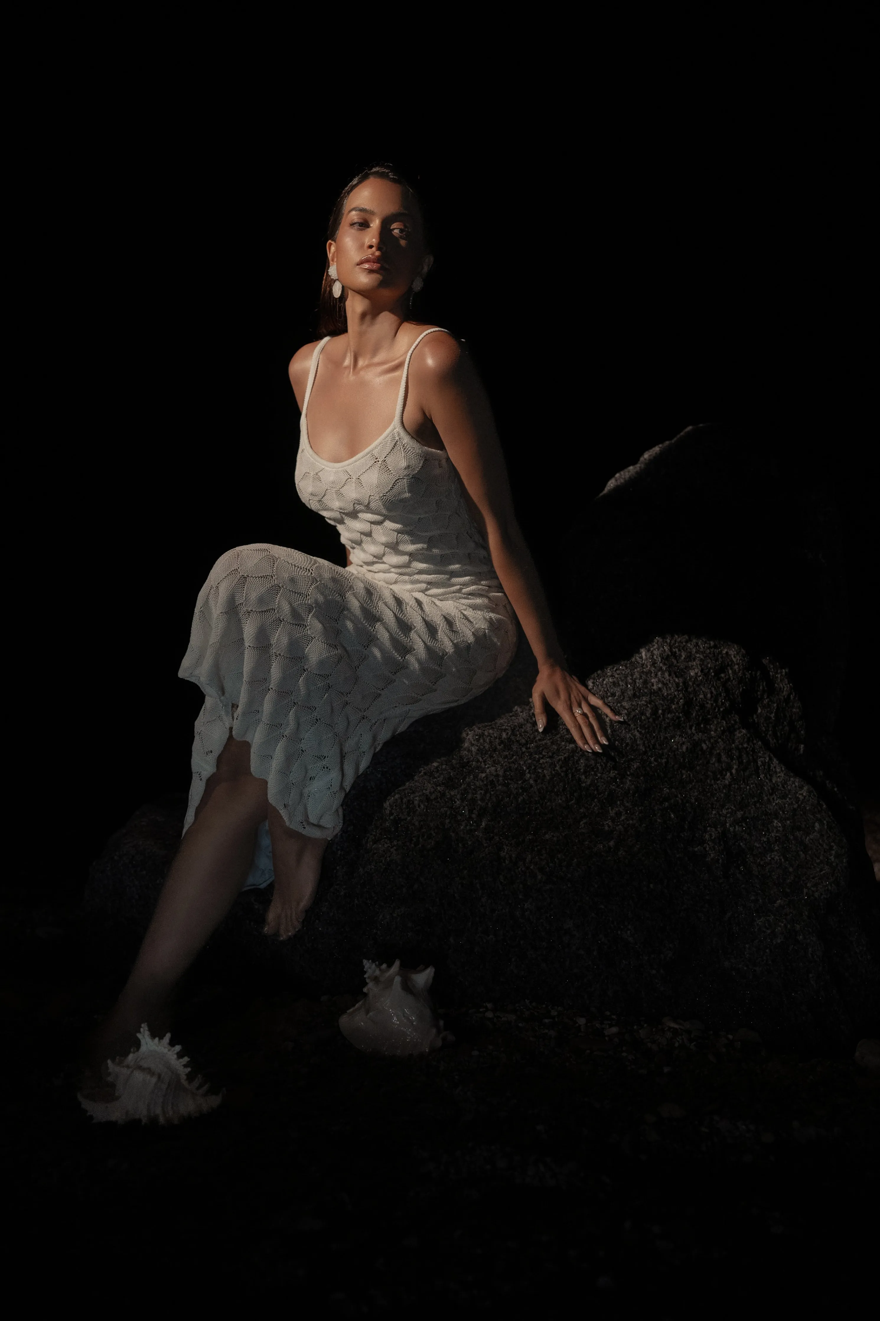 Ivory Seven Seas Dangle Earrings