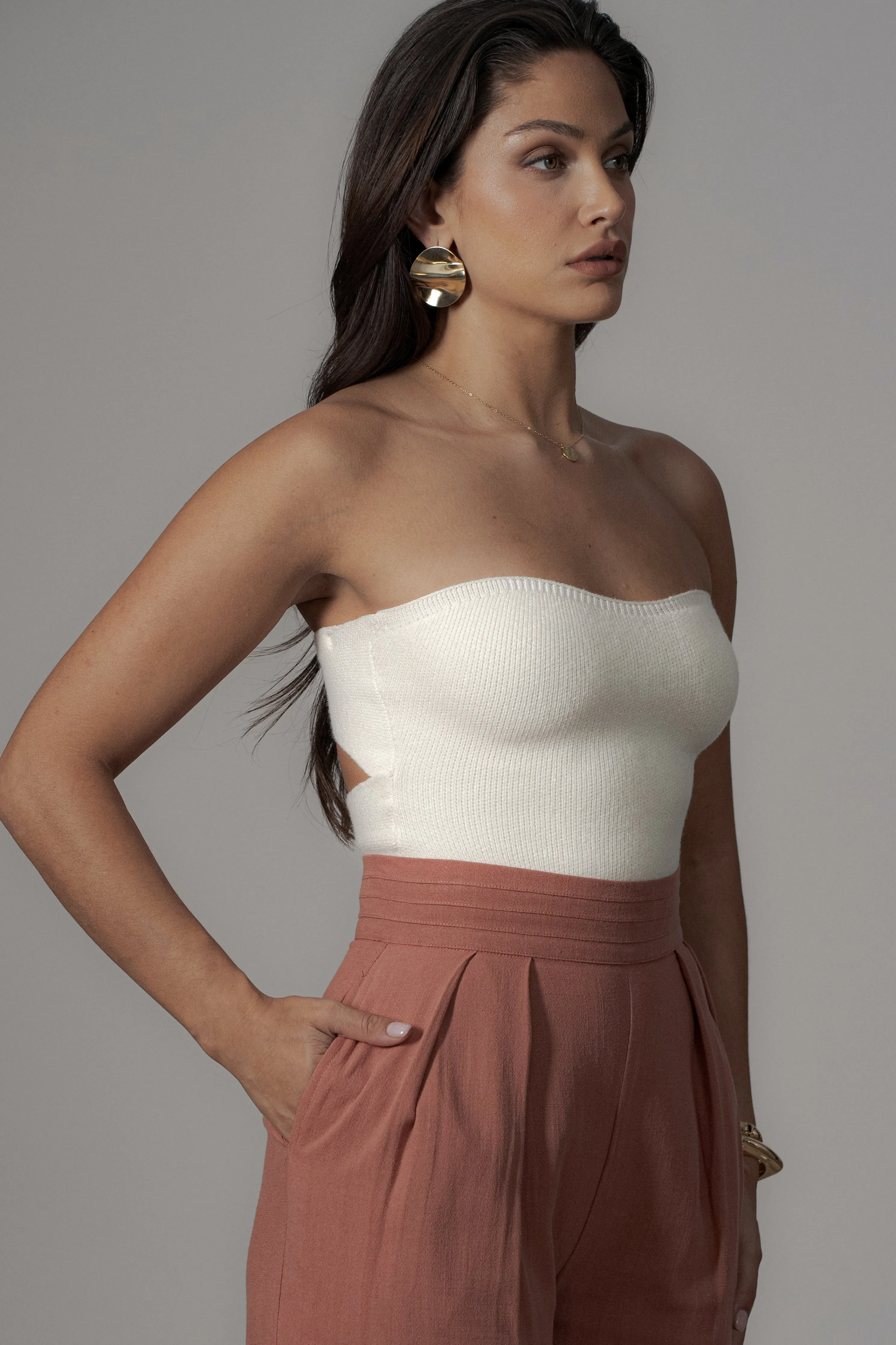 Ivory Tropic Oasis Top