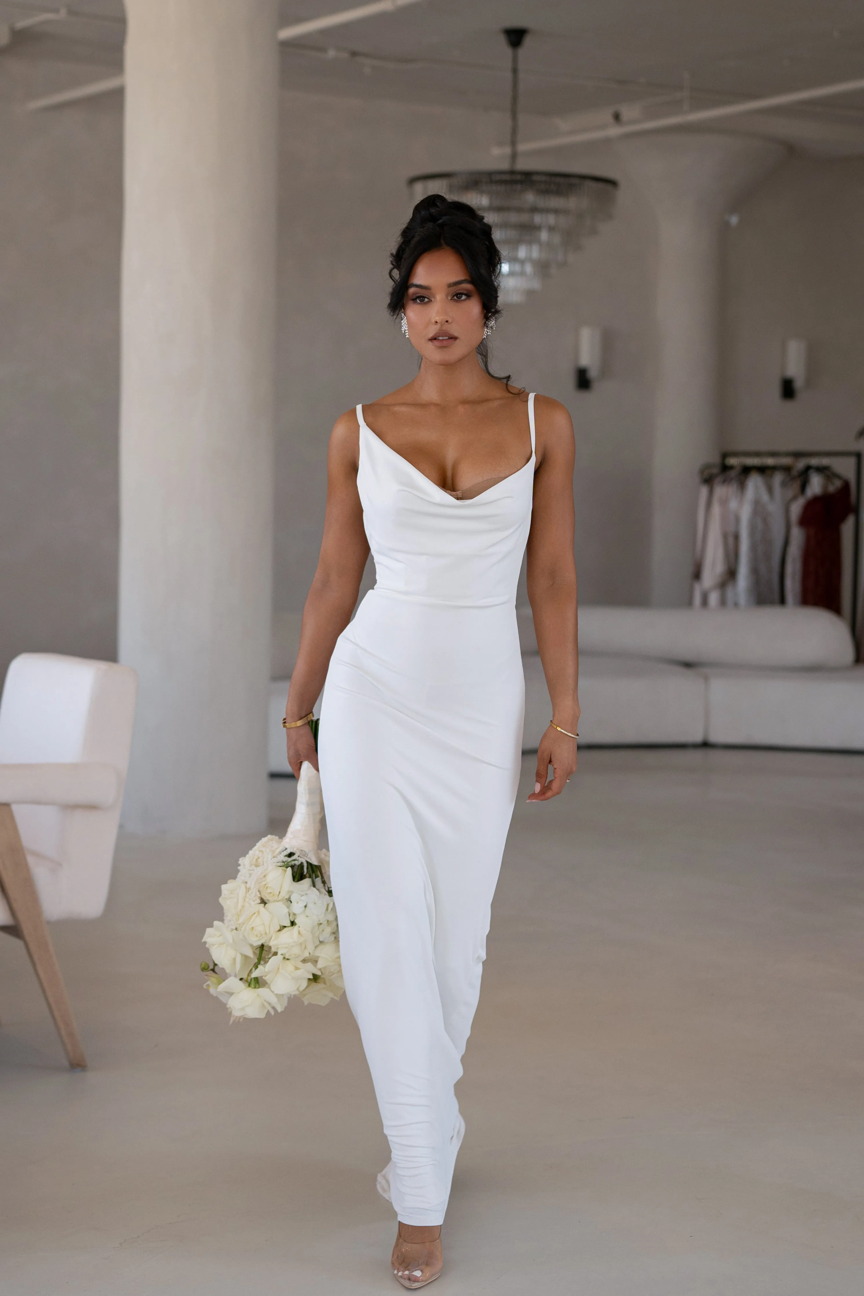 Ivory Until Forever Maxi Dress