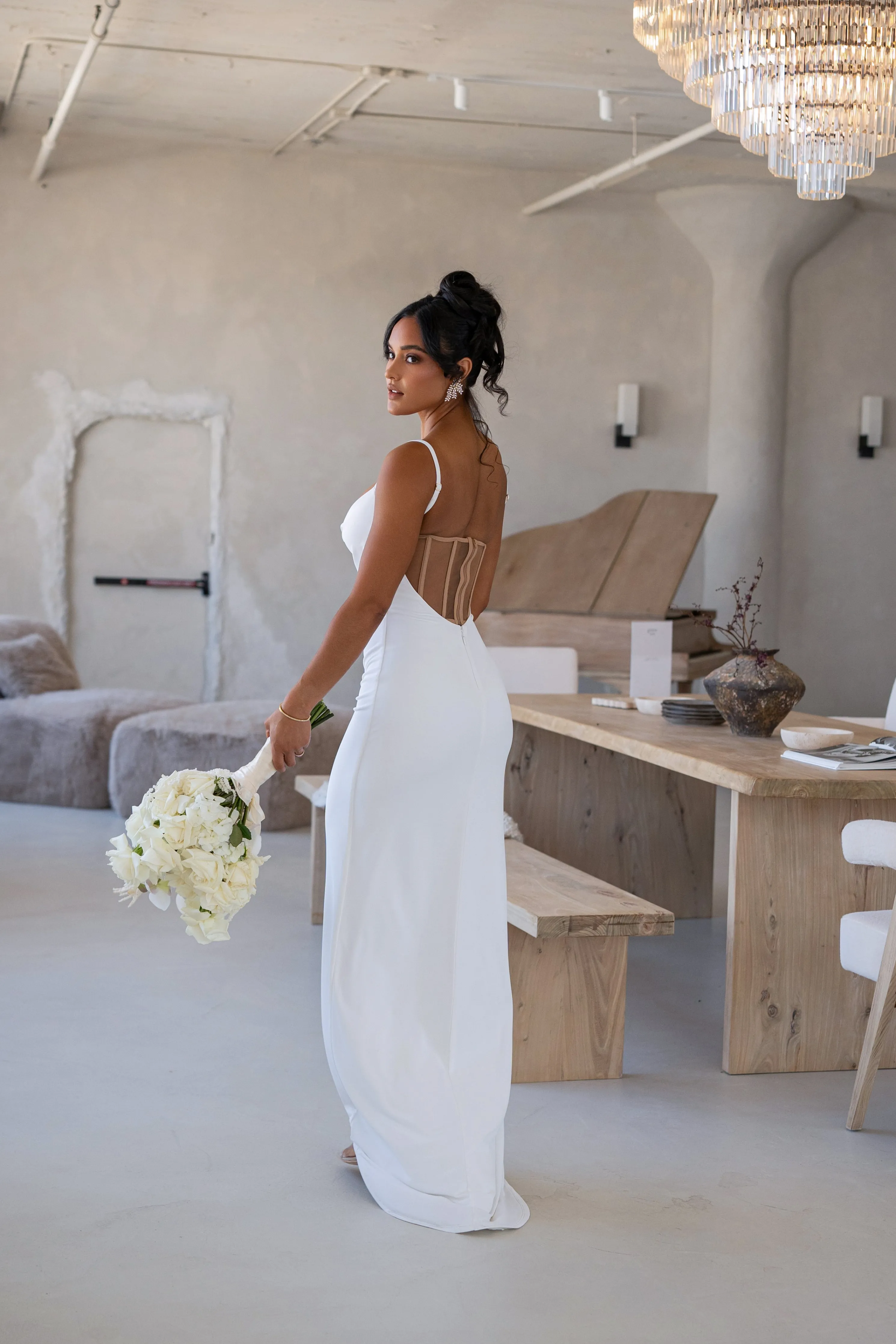 Ivory Until Forever Maxi Dress