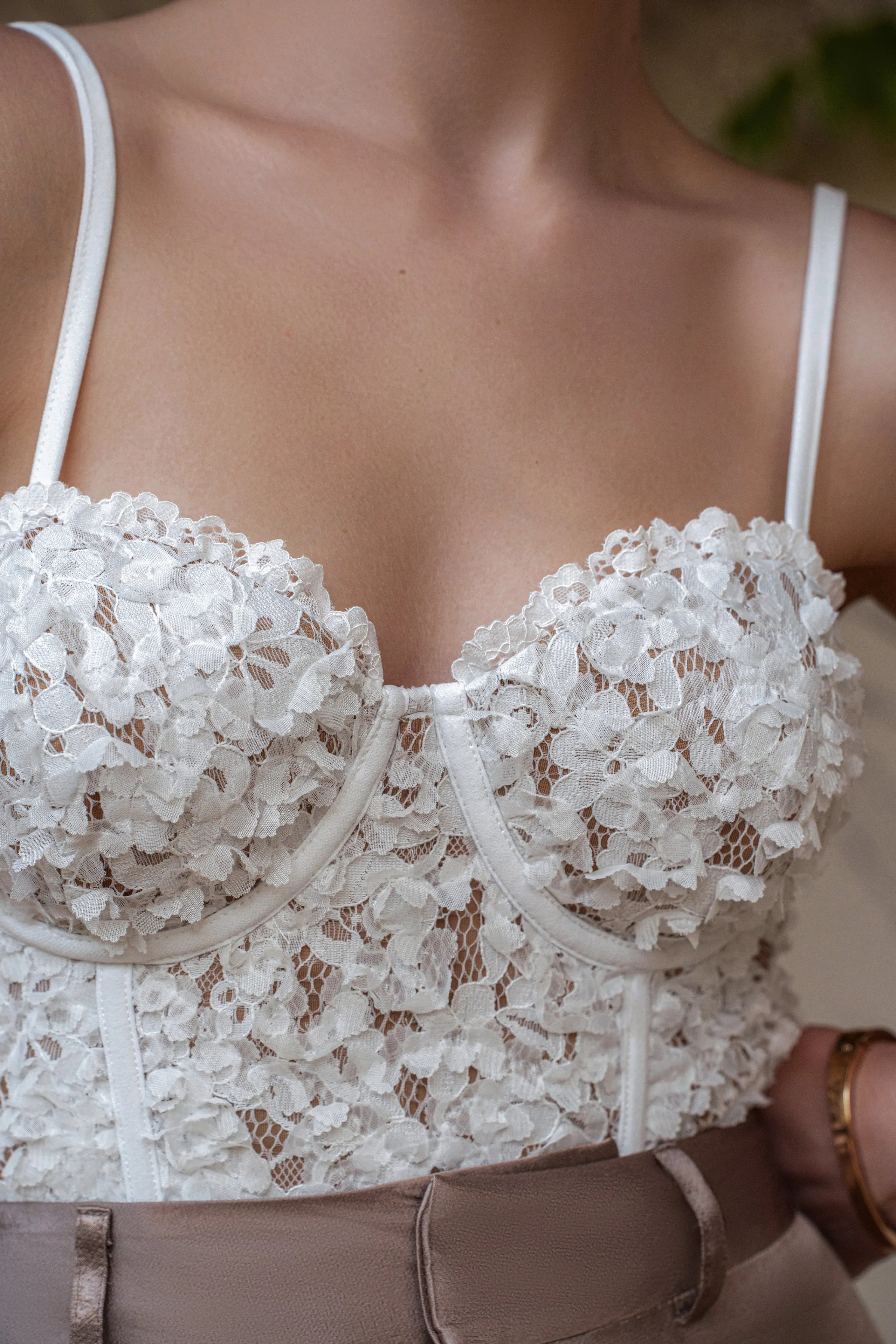 Ivory Yours Truly Lace Corset