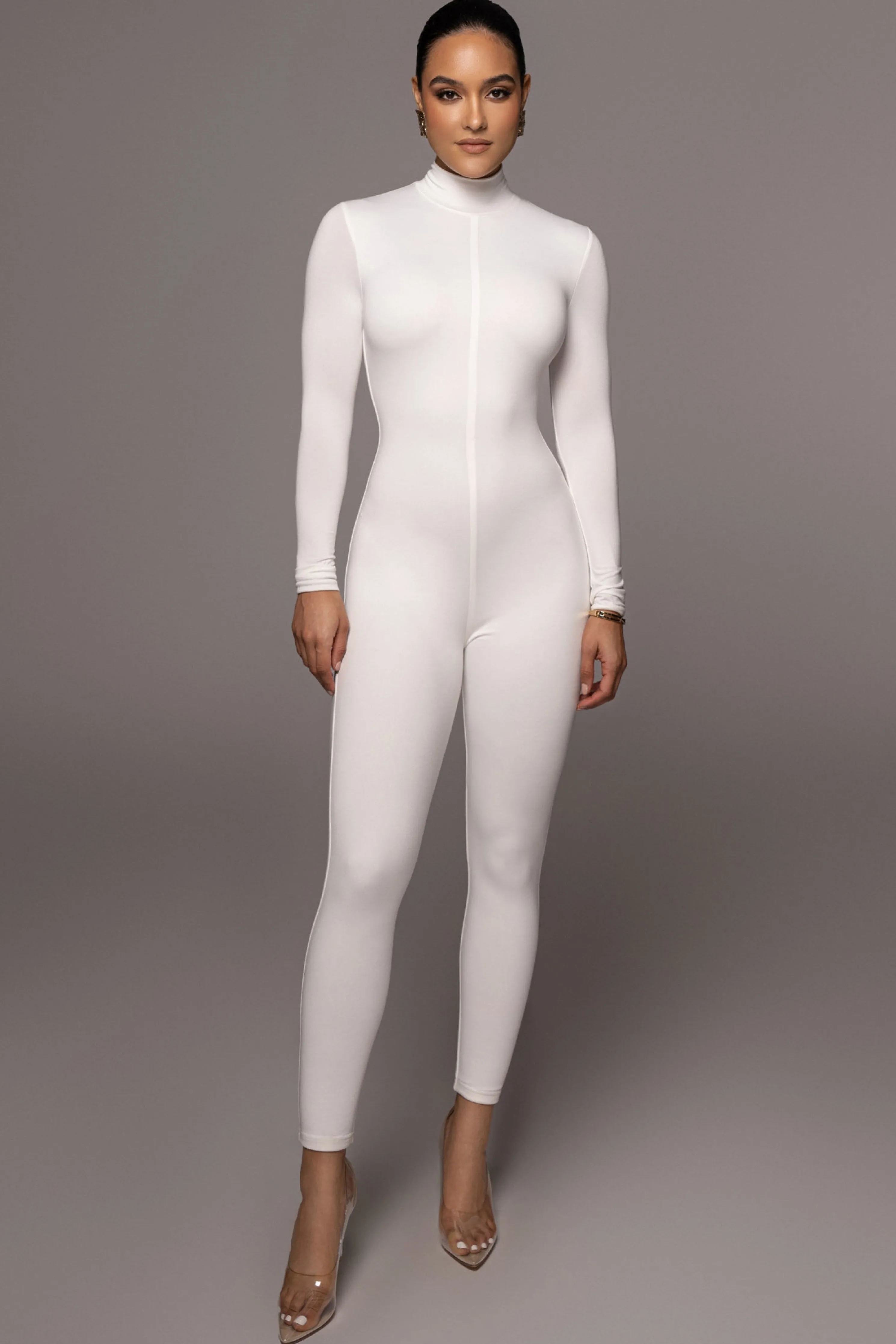 Jluxbasix White Raisa Jumpsuit