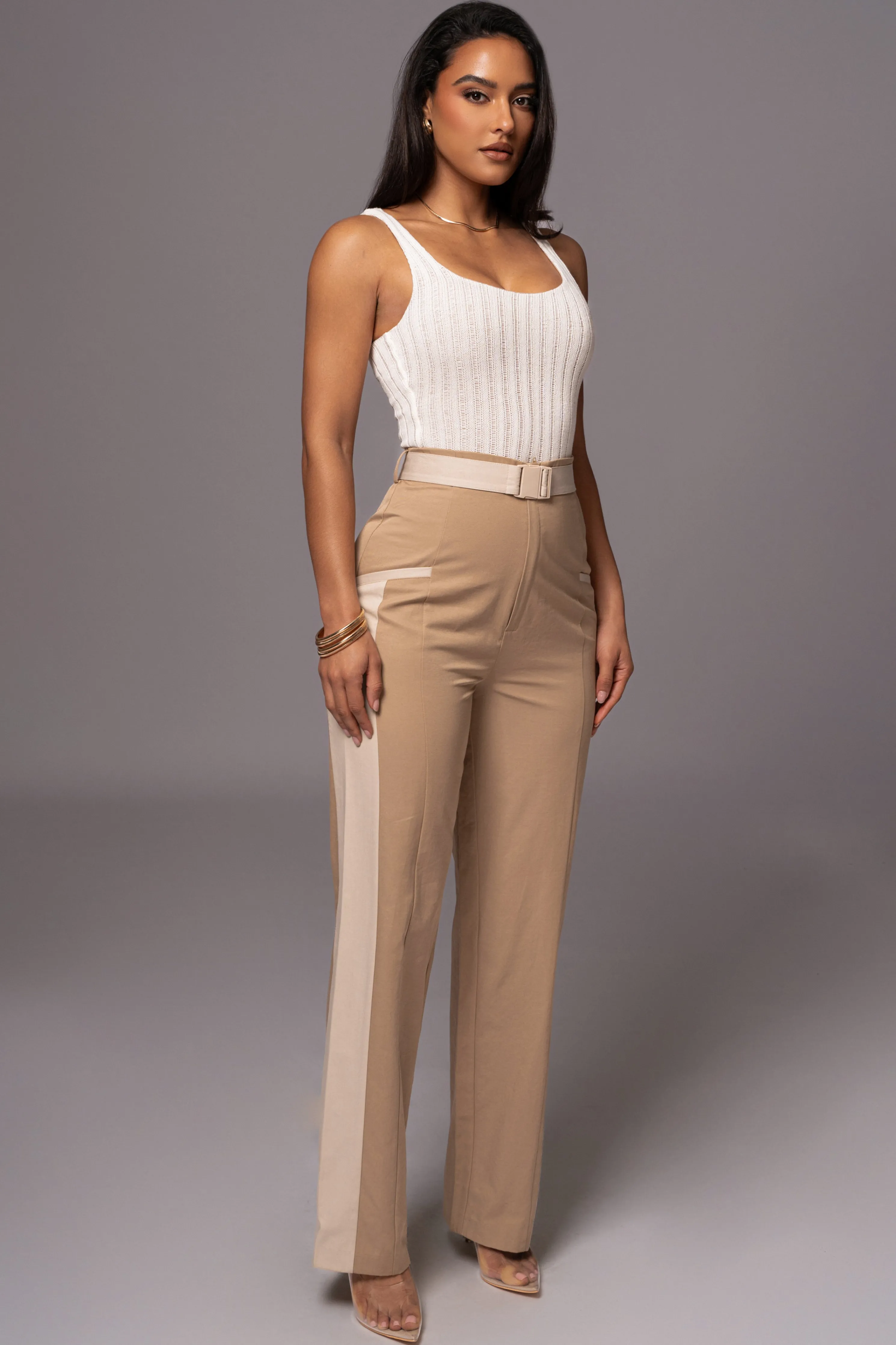 Khaki For The Moment Pants