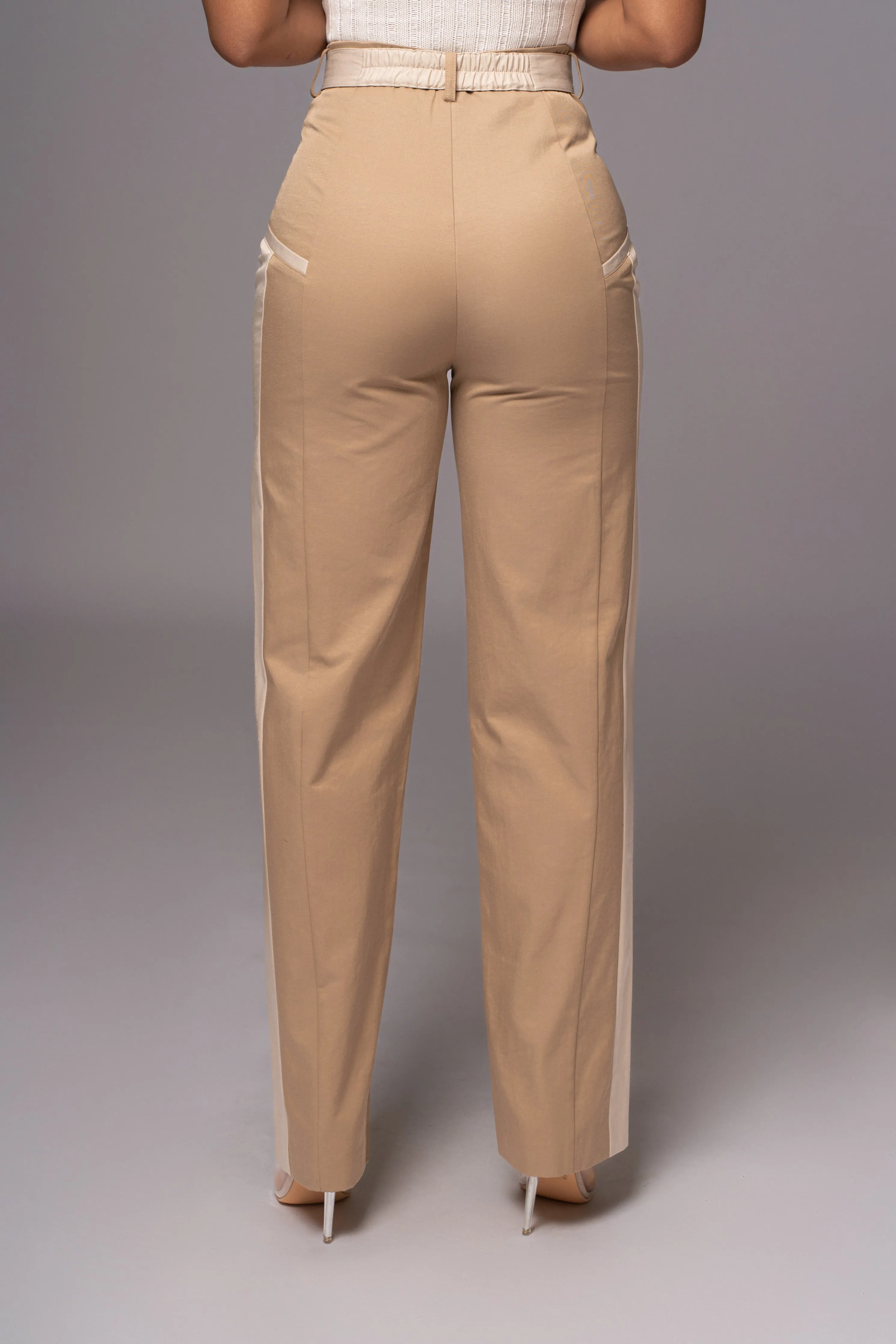 Khaki For The Moment Pants