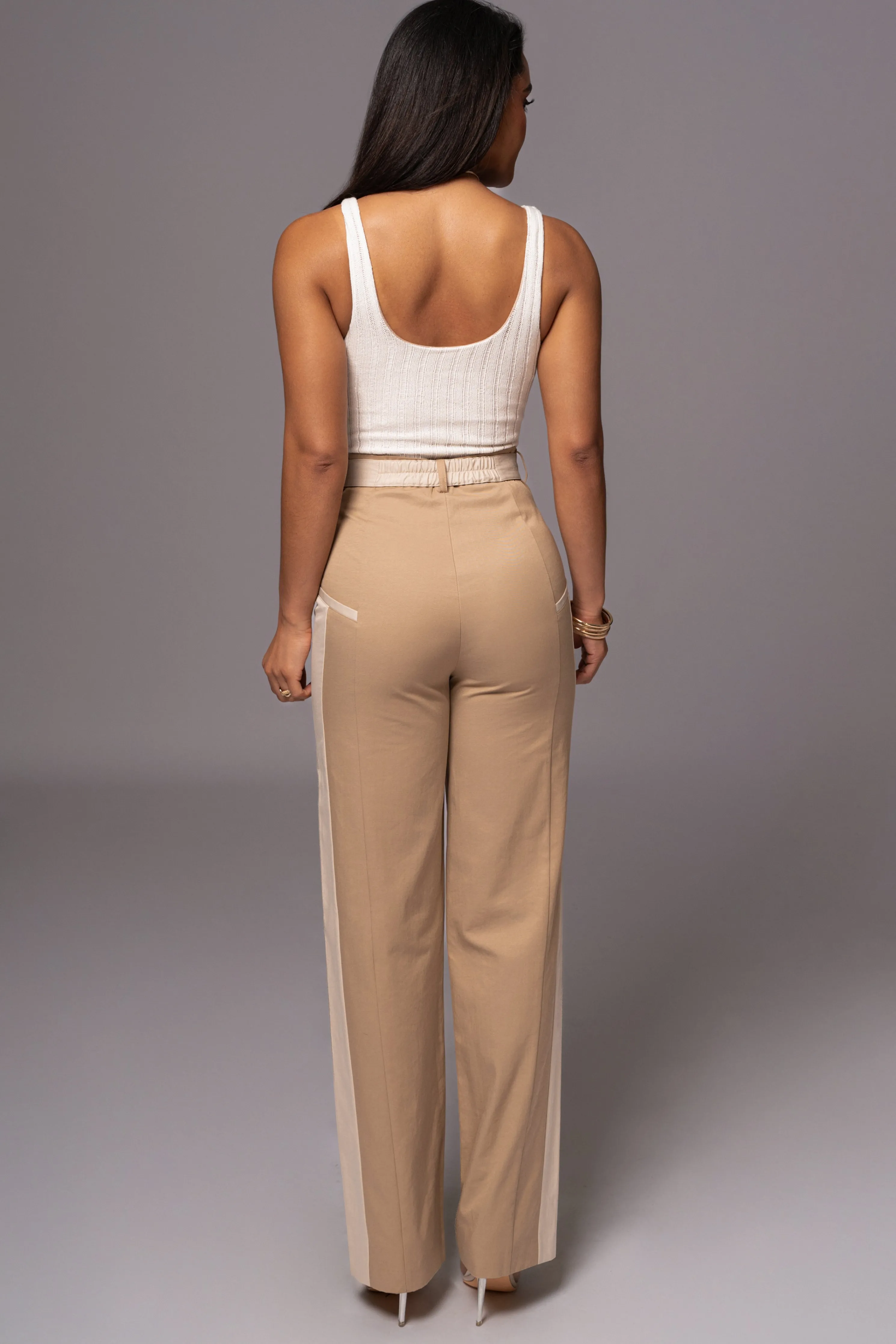 Khaki For The Moment Pants