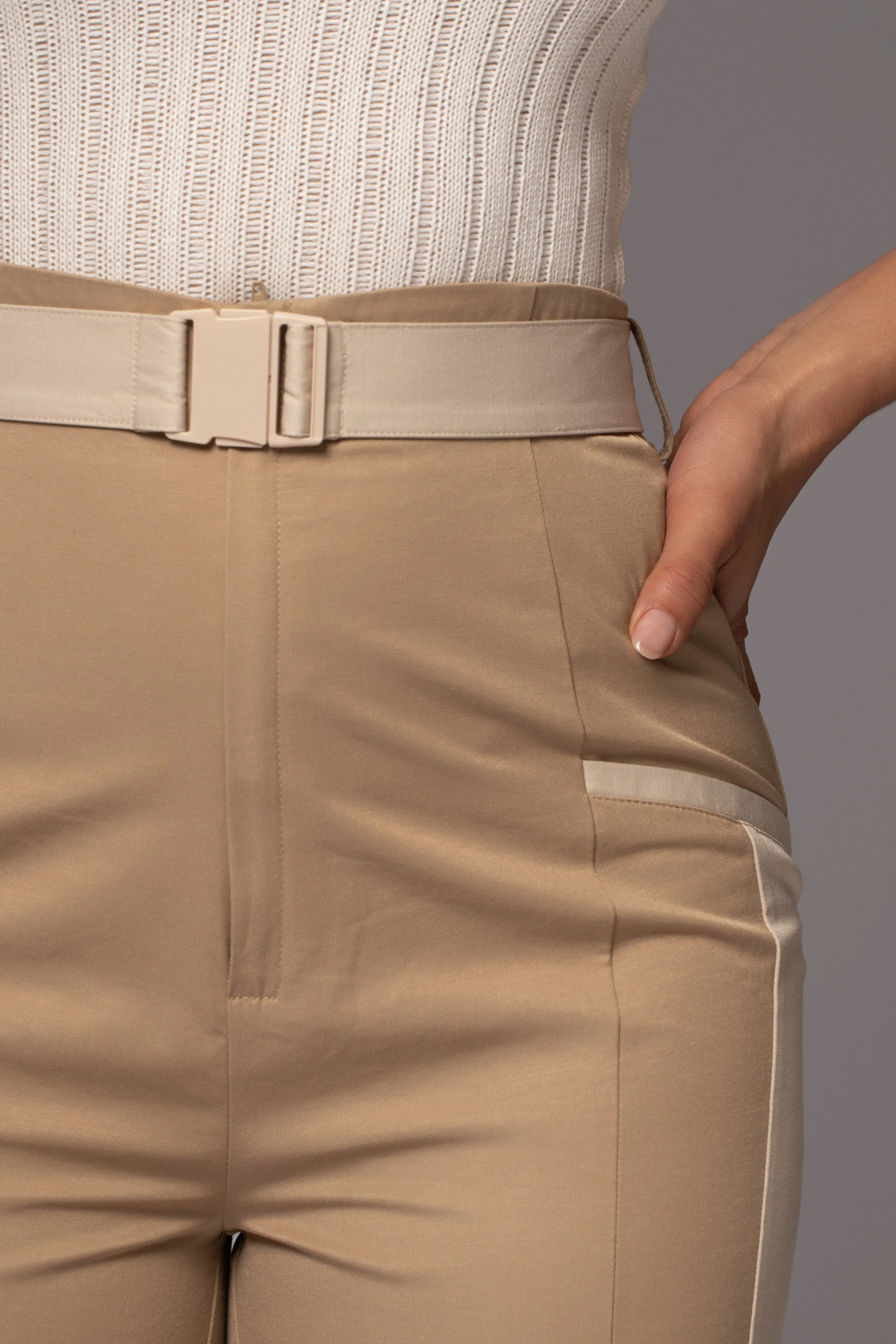Khaki For The Moment Pants