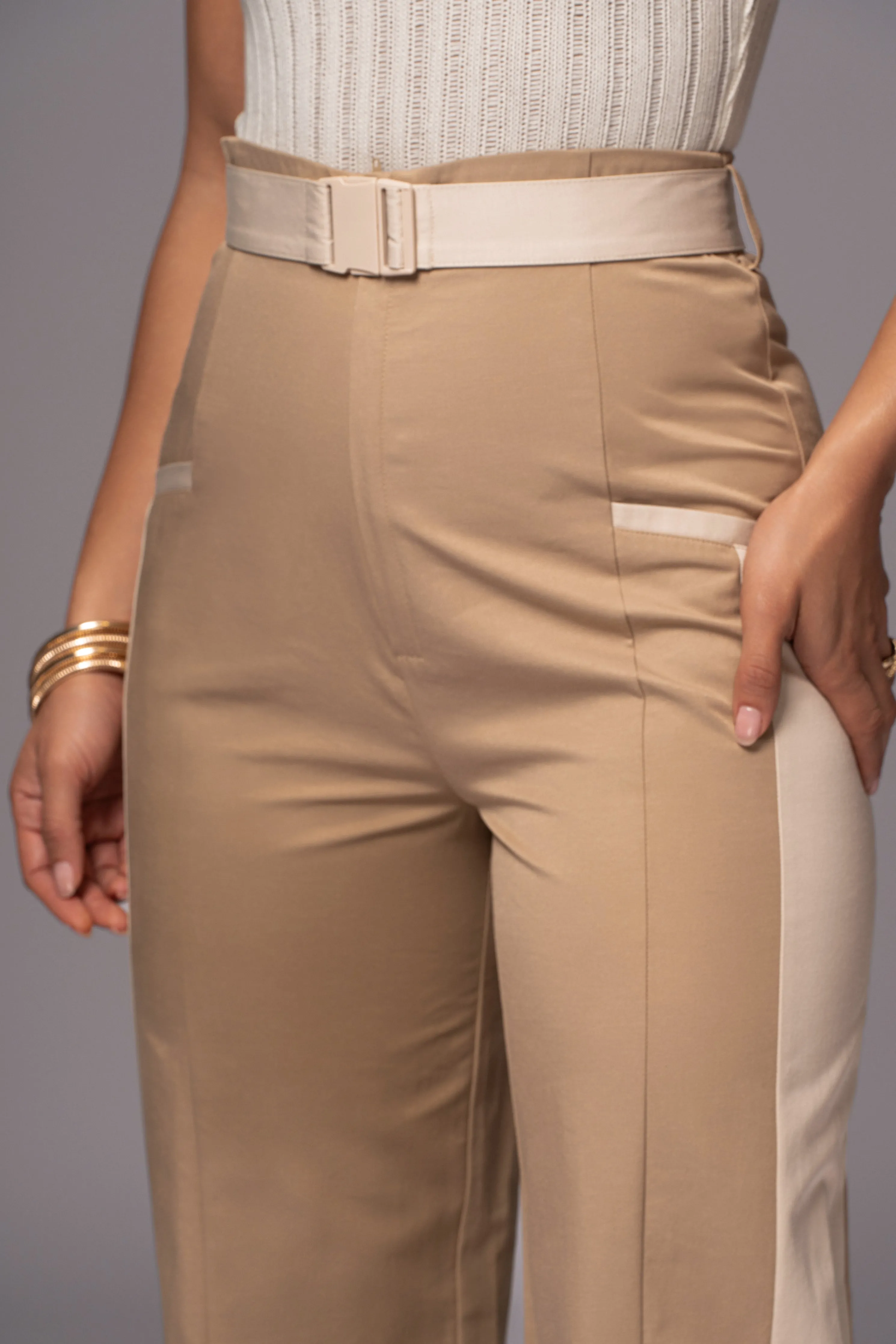 Khaki For The Moment Pants