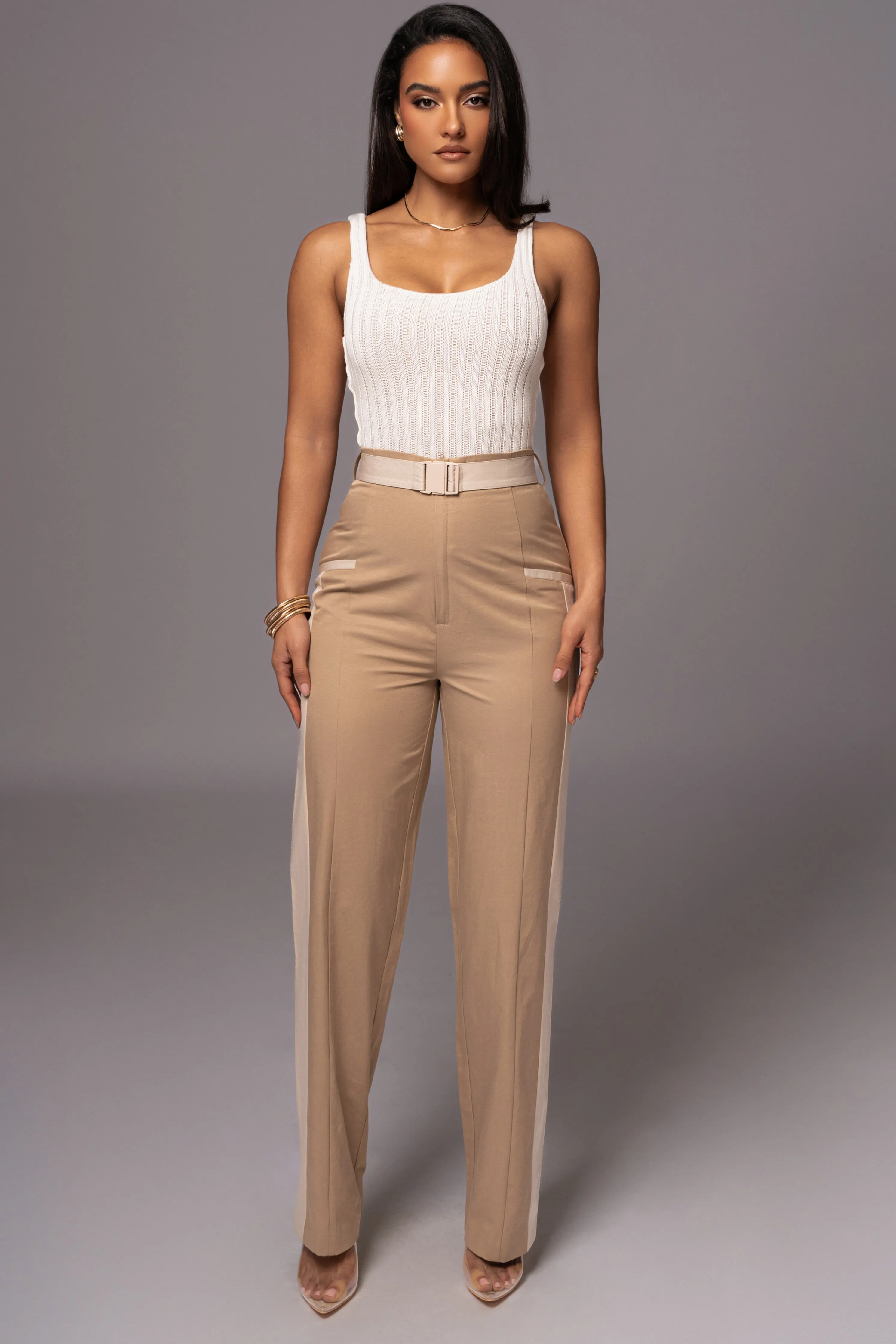 Khaki For The Moment Pants