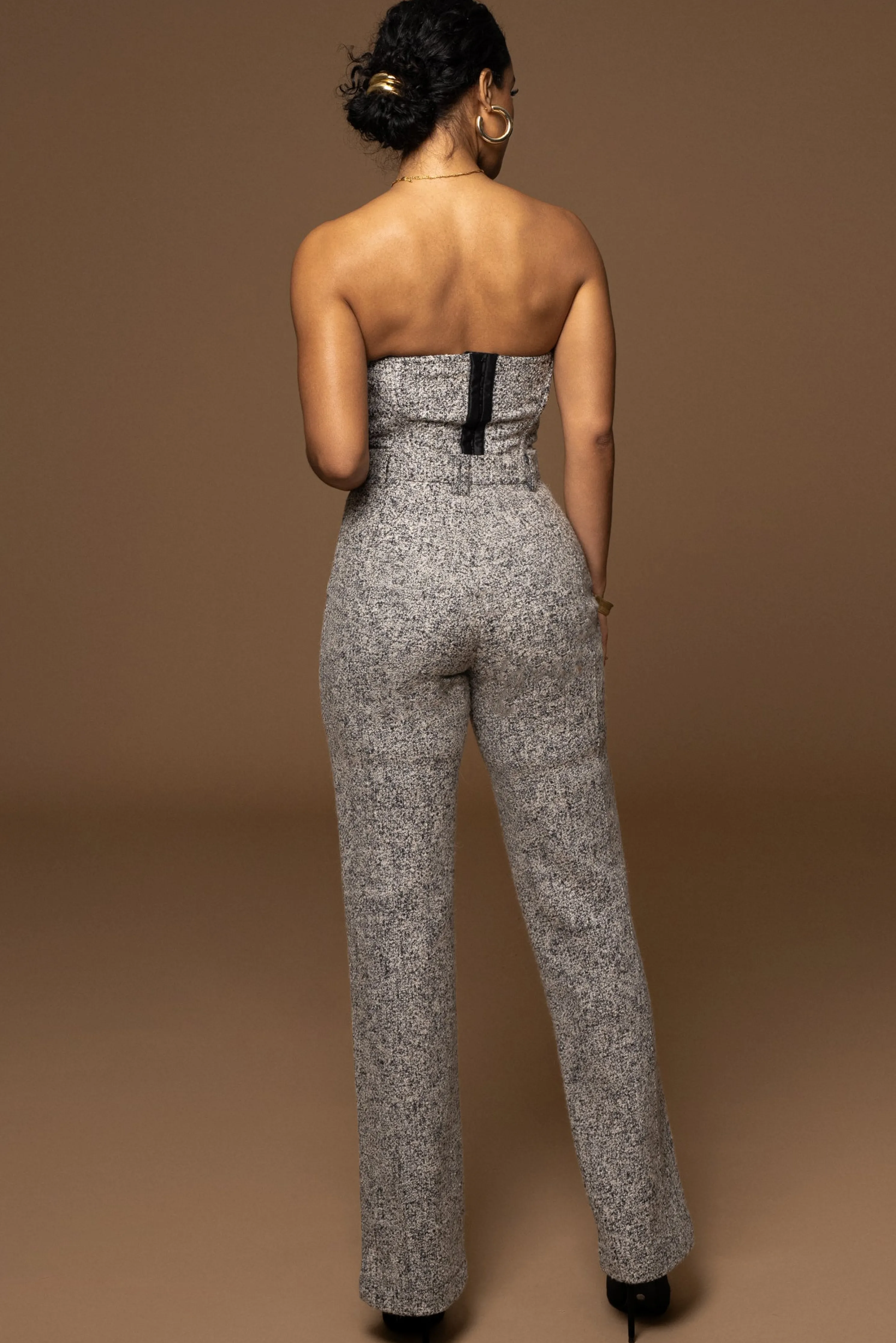 Lt. Grey Stay Sharp Tweed Trouser