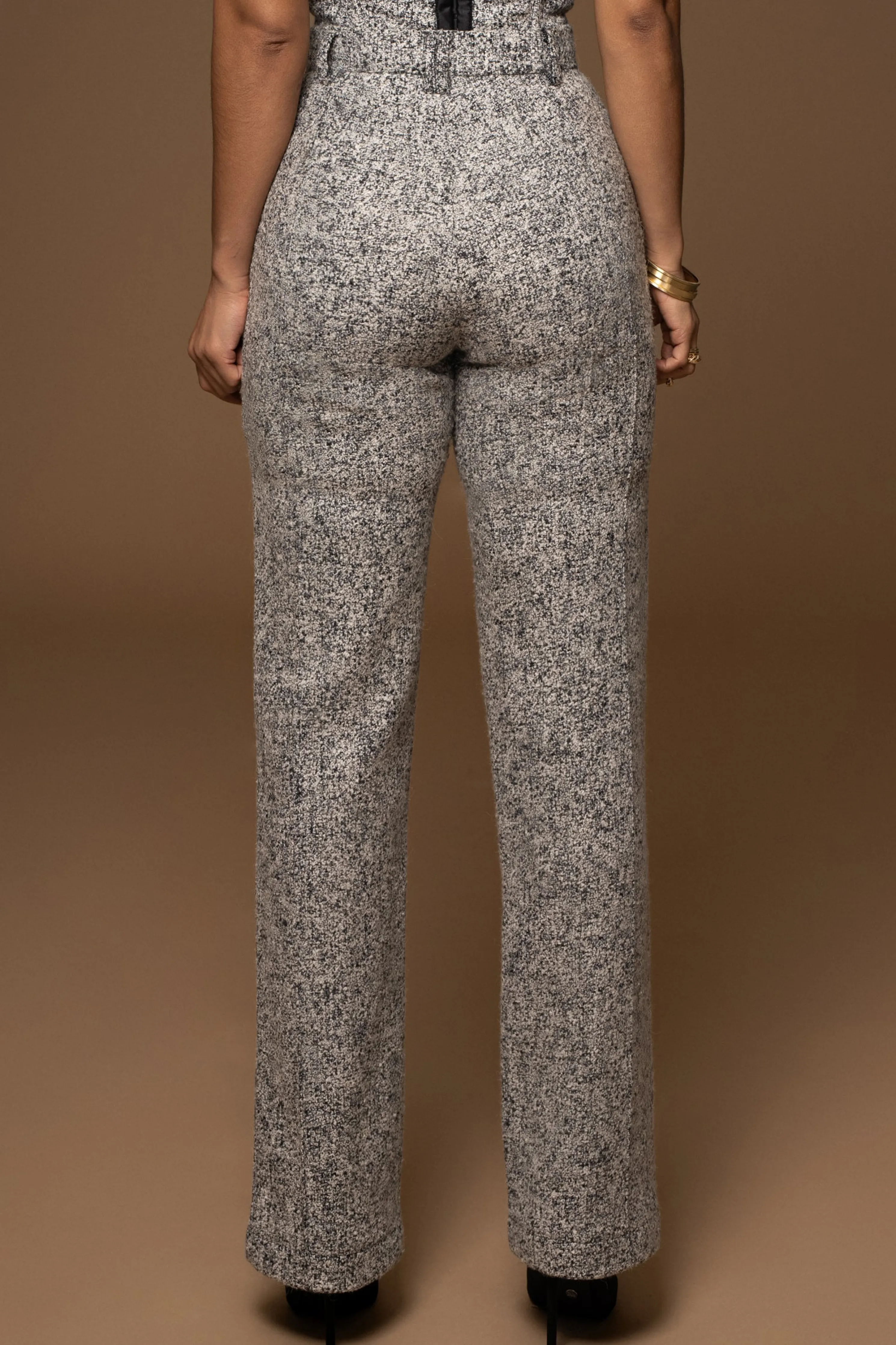 Lt. Grey Stay Sharp Tweed Trouser