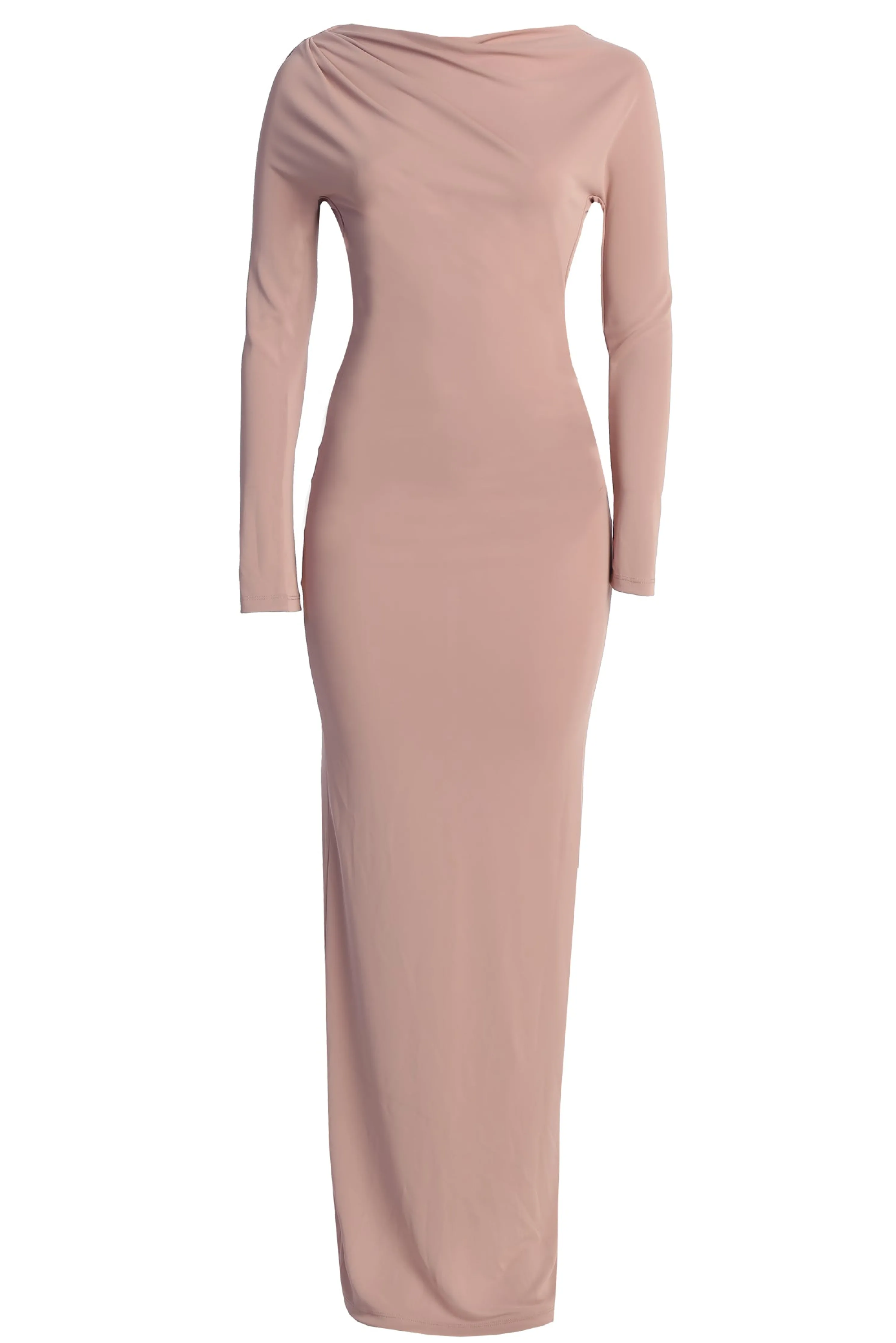 Mauve Kathleen Slit Maxi Dress