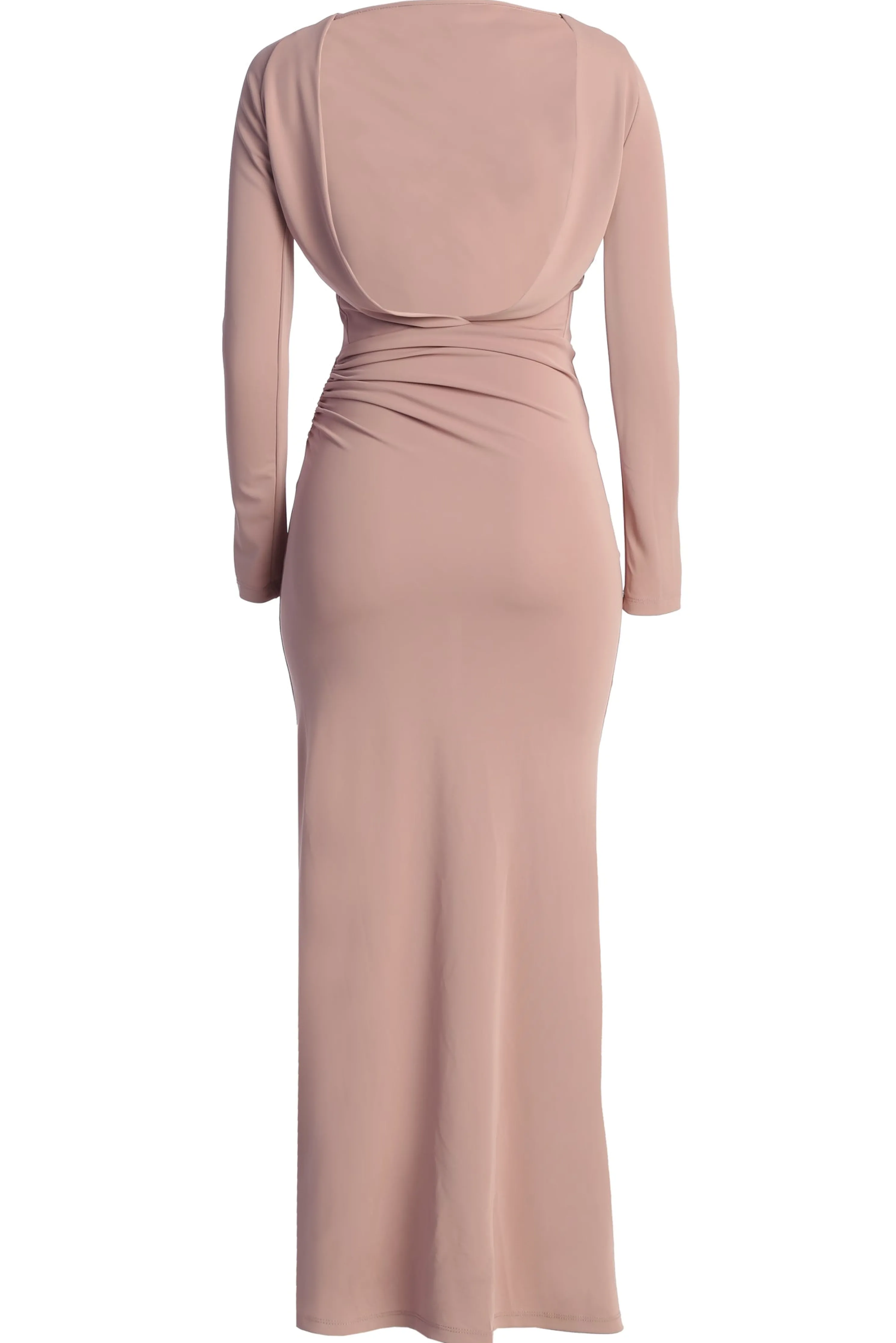 Mauve Kathleen Slit Maxi Dress