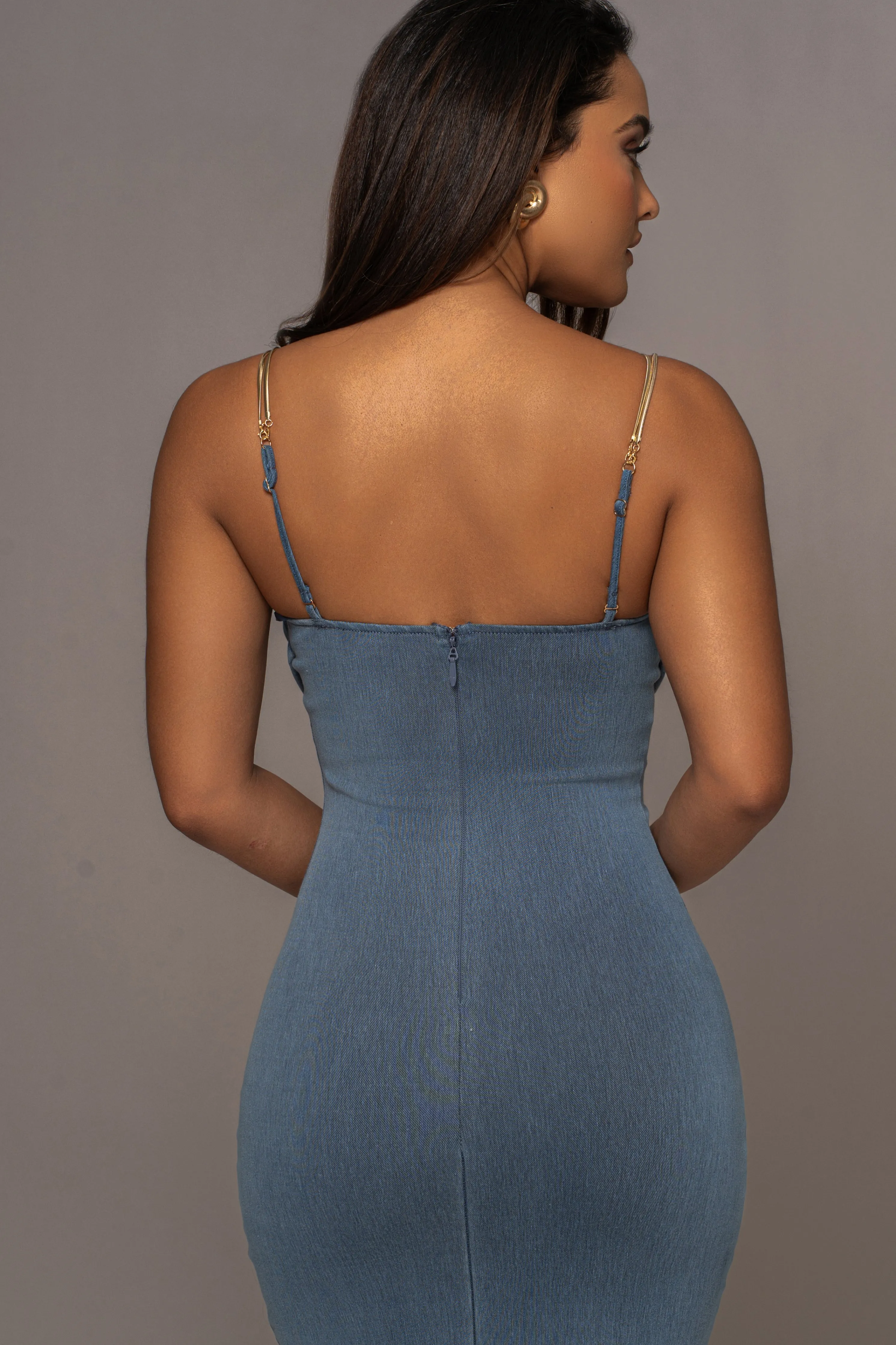 Medium Wash Denim Visions Of You Dress