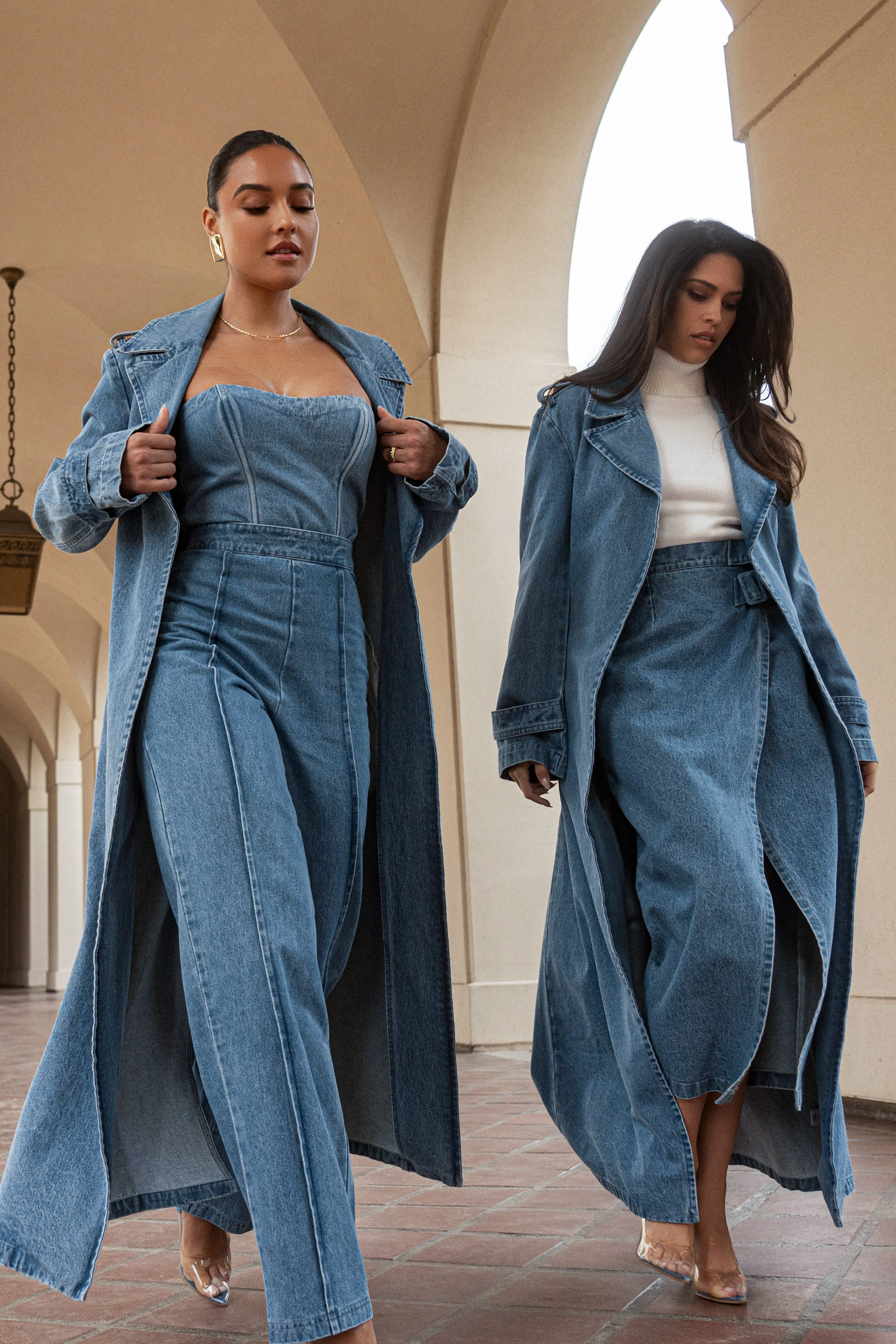 Medium Wash Stay Sharp Denim Trouser