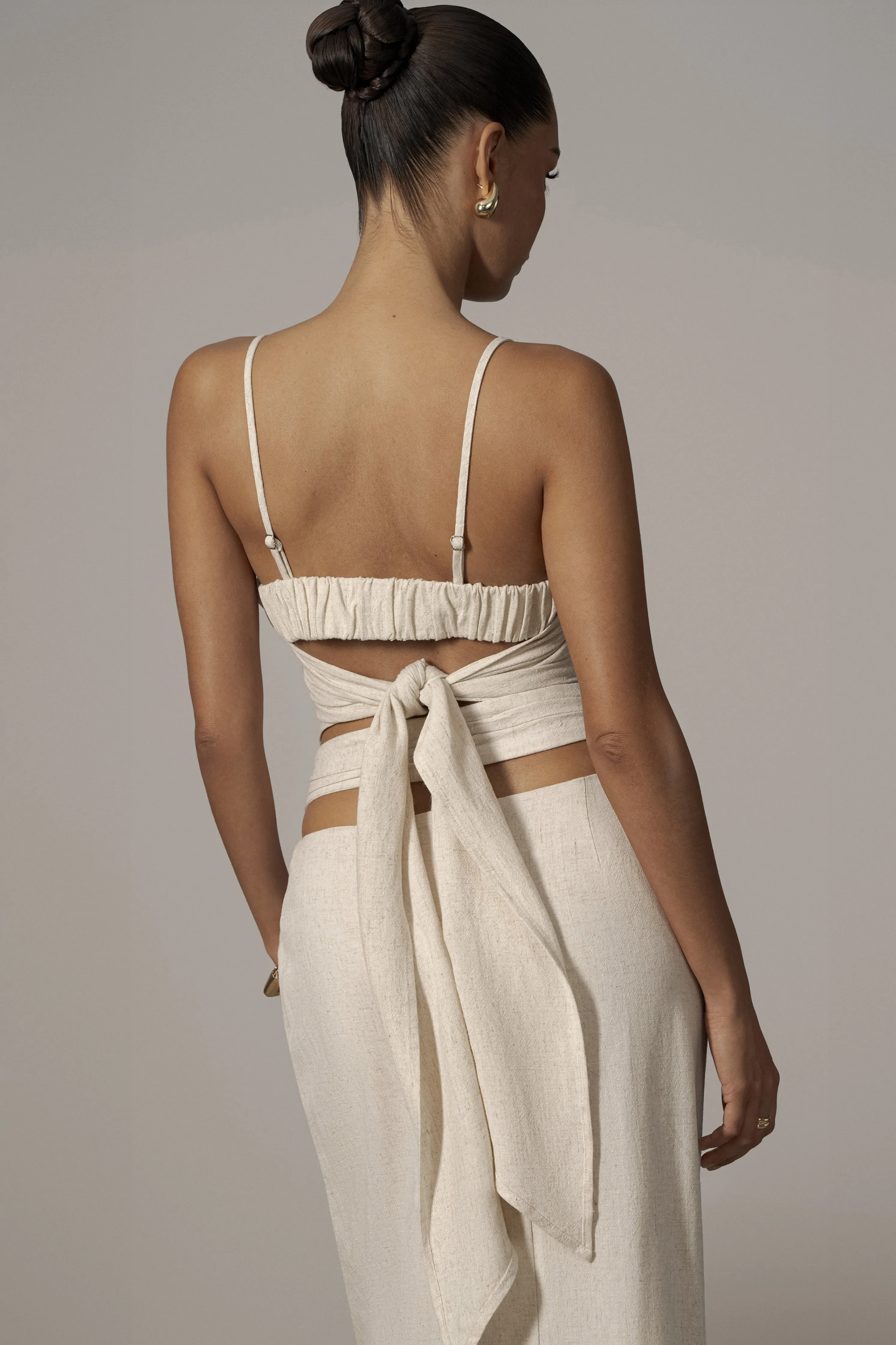 Natural Arielle Bustier Top