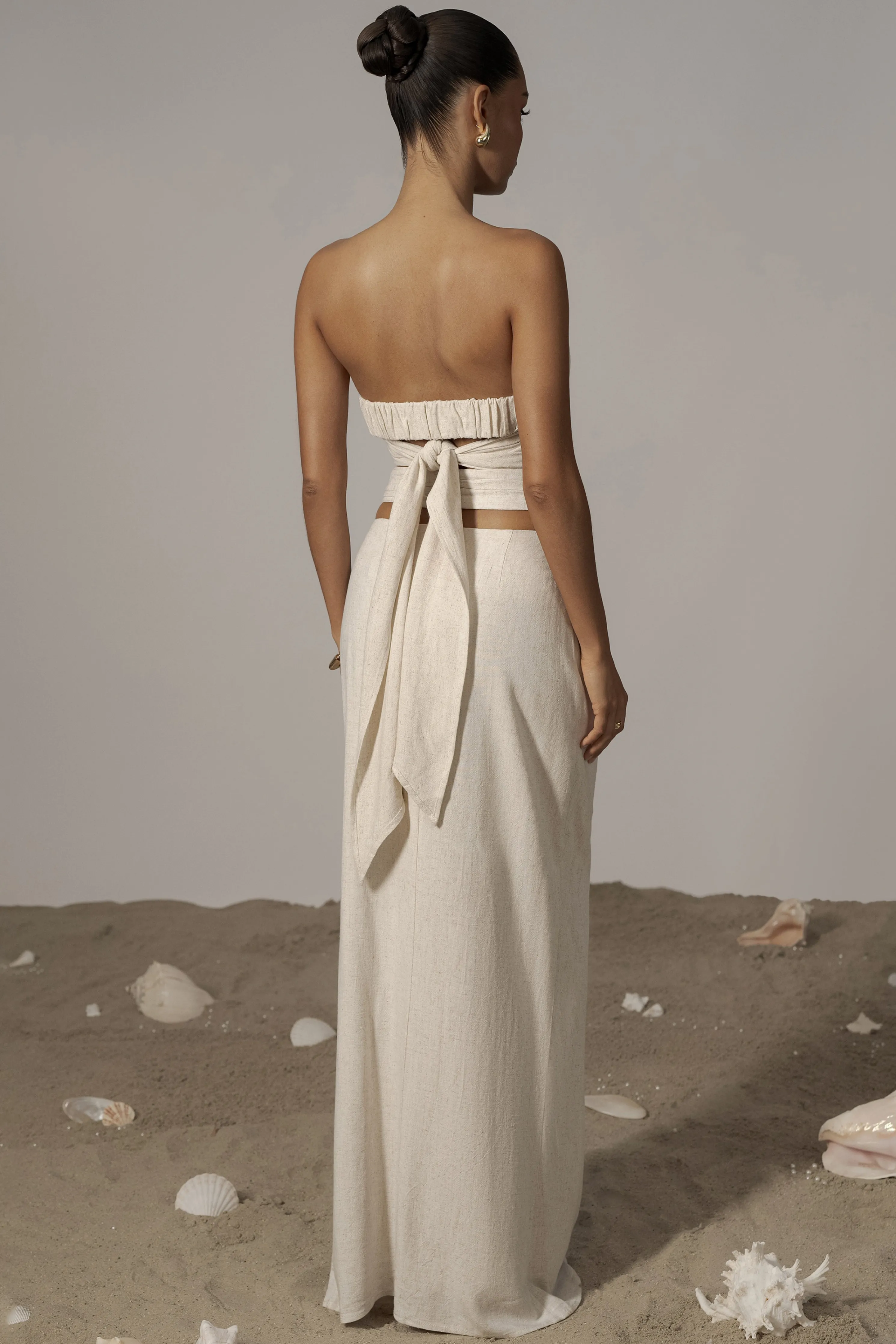 Natural Arielle Bustier Top