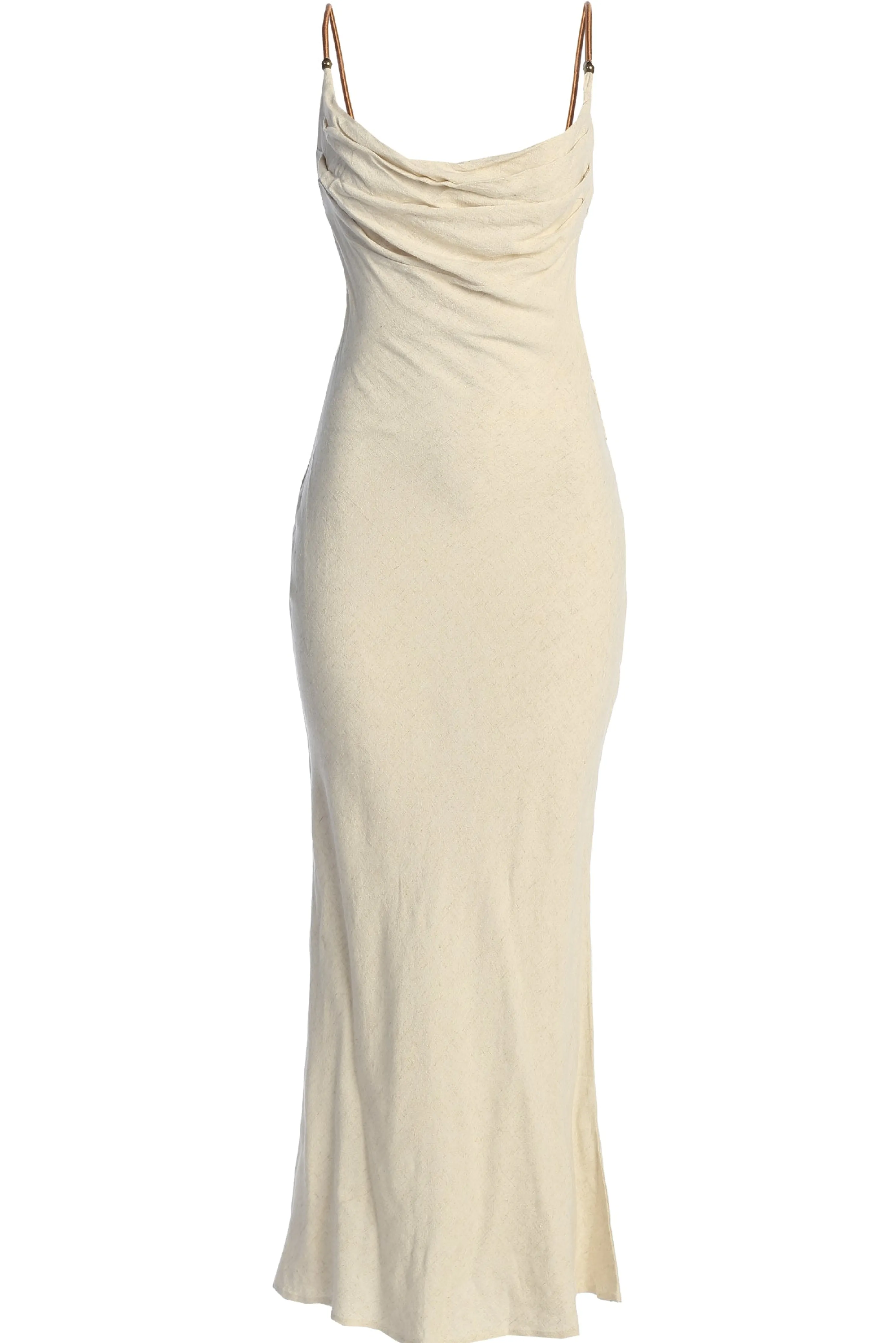 Natural Getaway Linen Maxi Dress