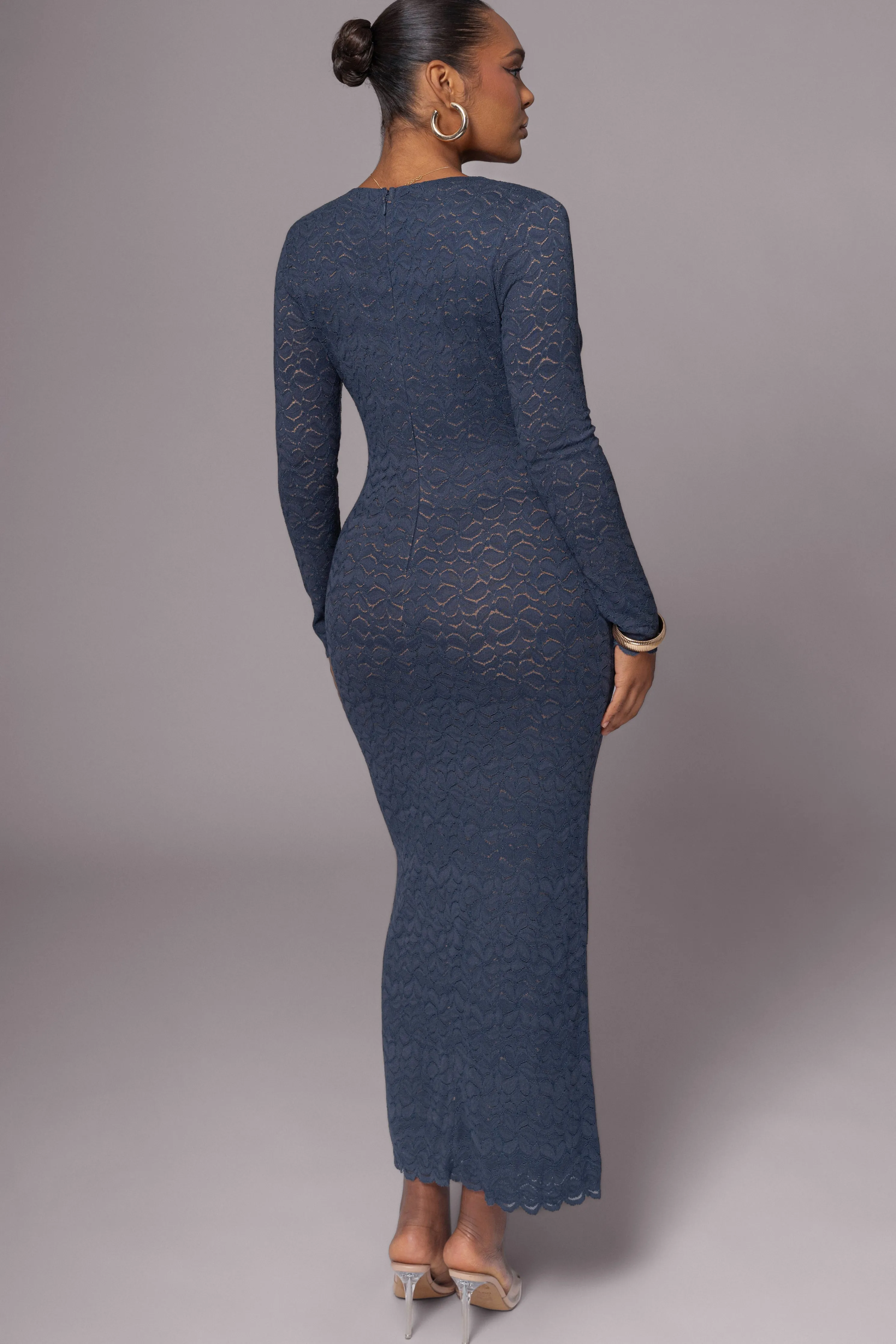 Navy Reunited Maxi Dress