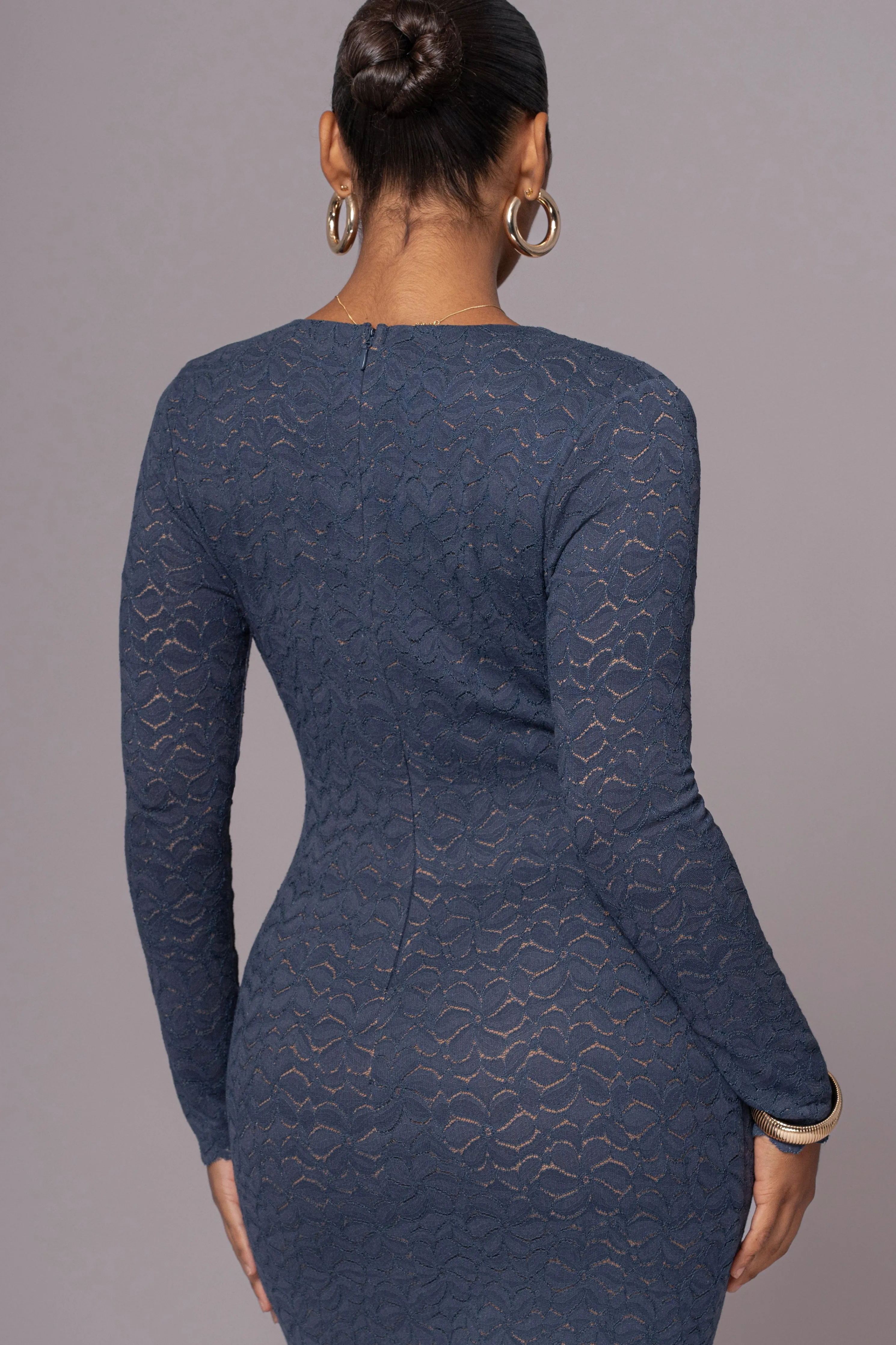 Navy Reunited Maxi Dress