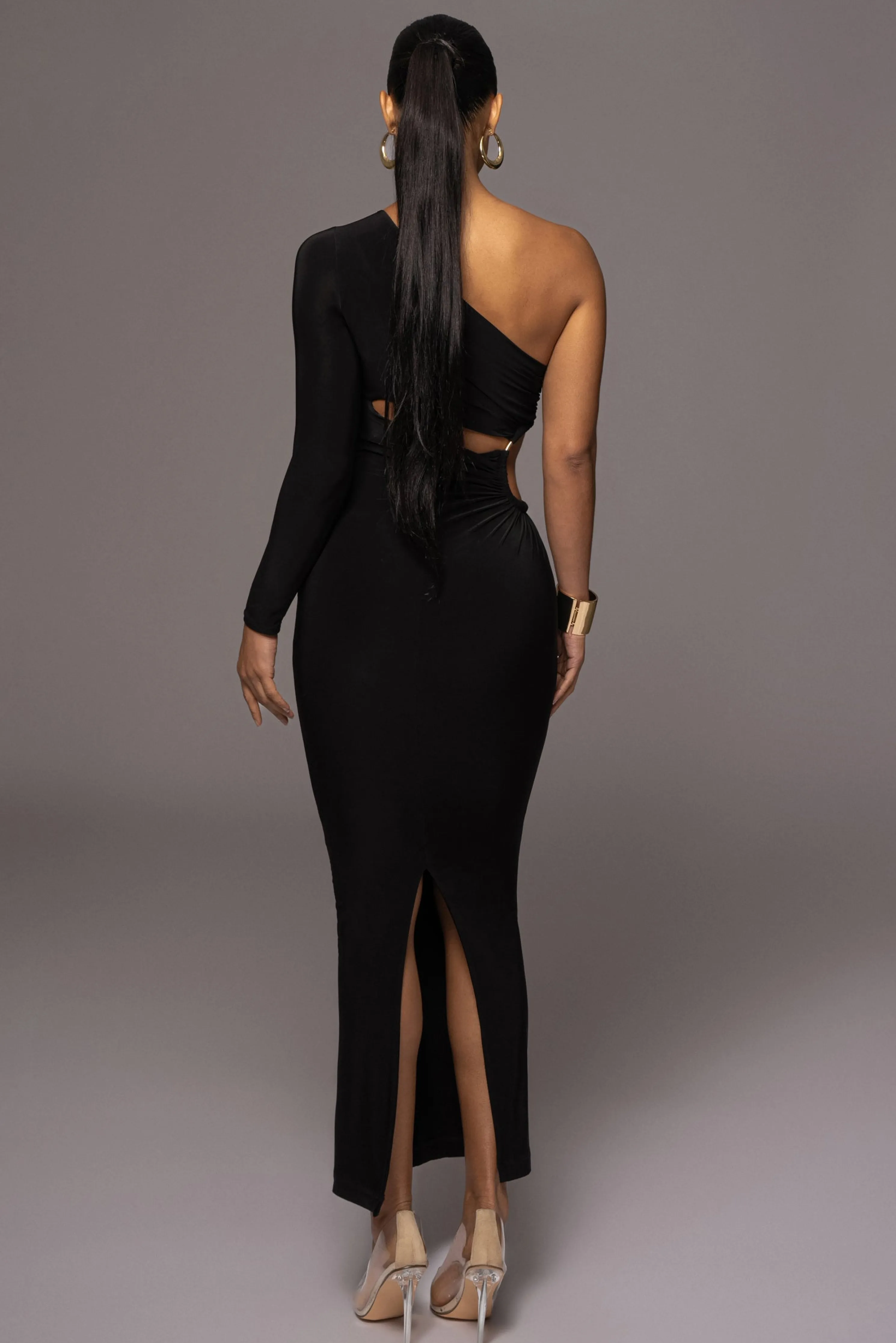 Noir Jorgia Keyhole Dress