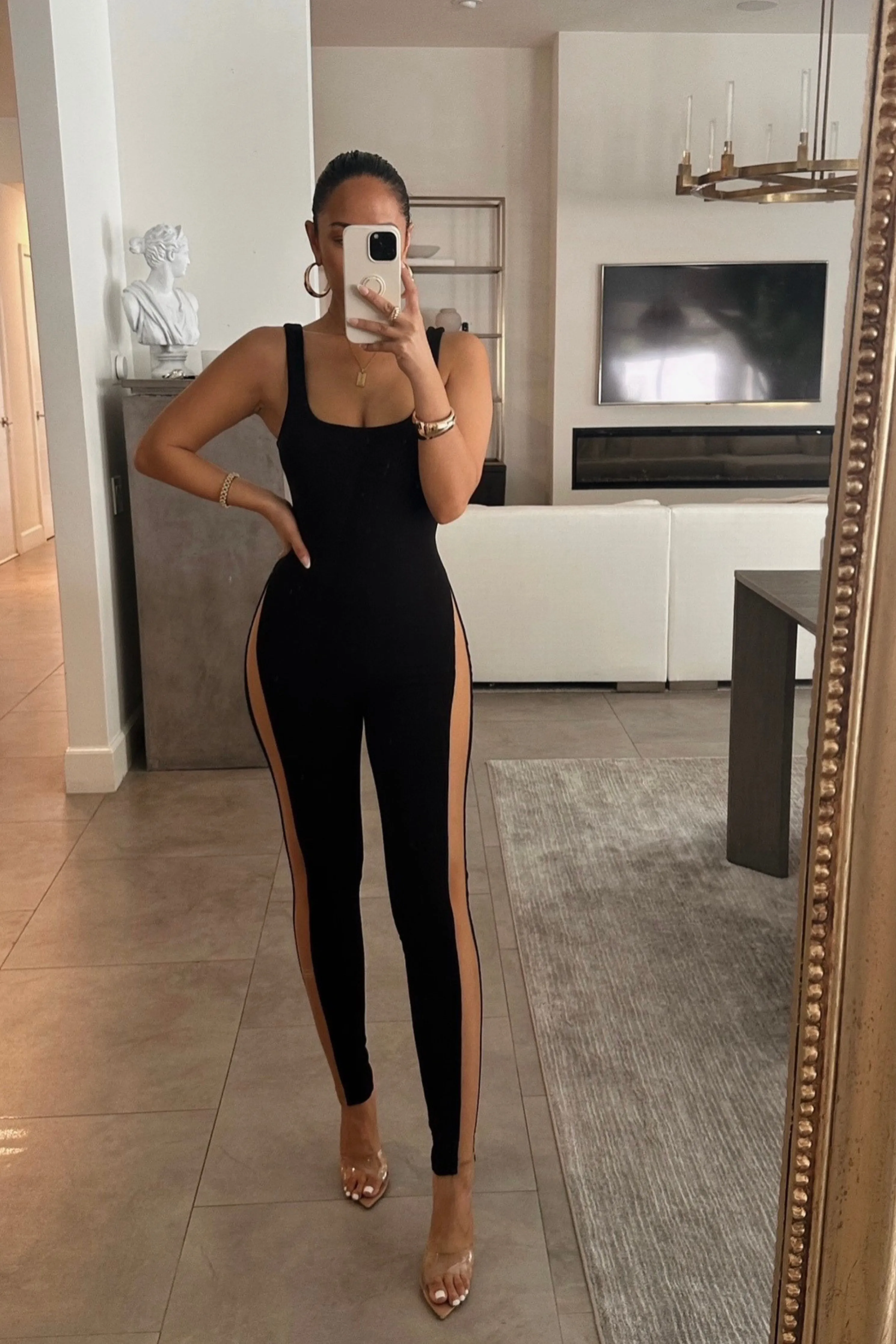 Noir Night Fall Tank Jumpsuit