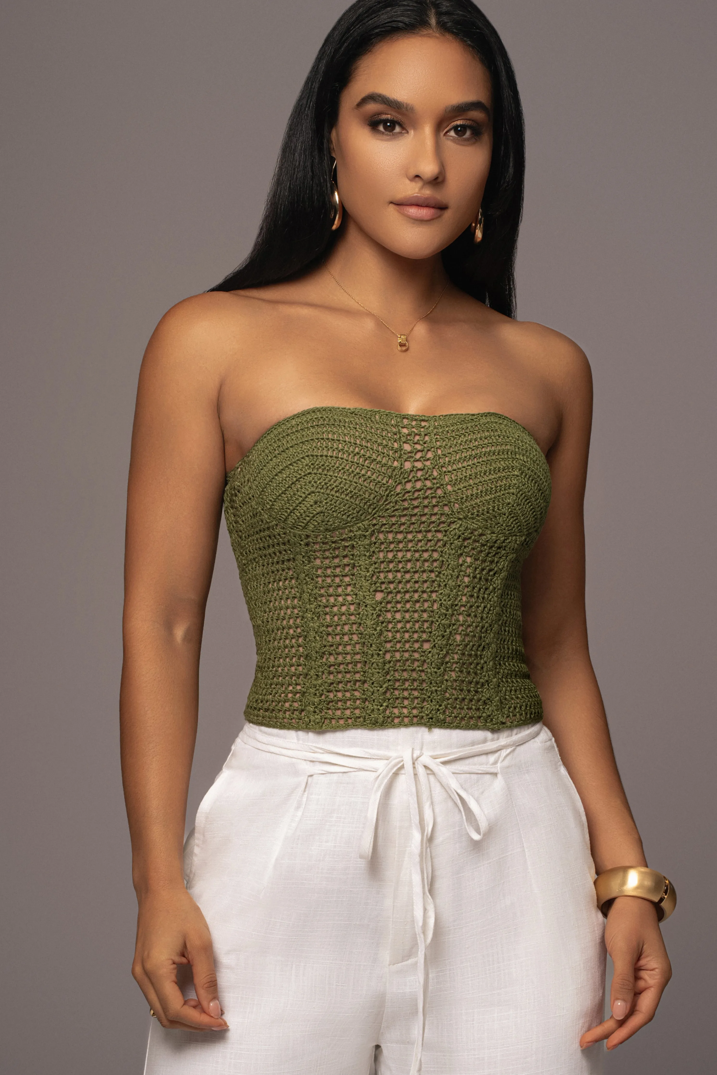 Off White Waverly Linen Trousers