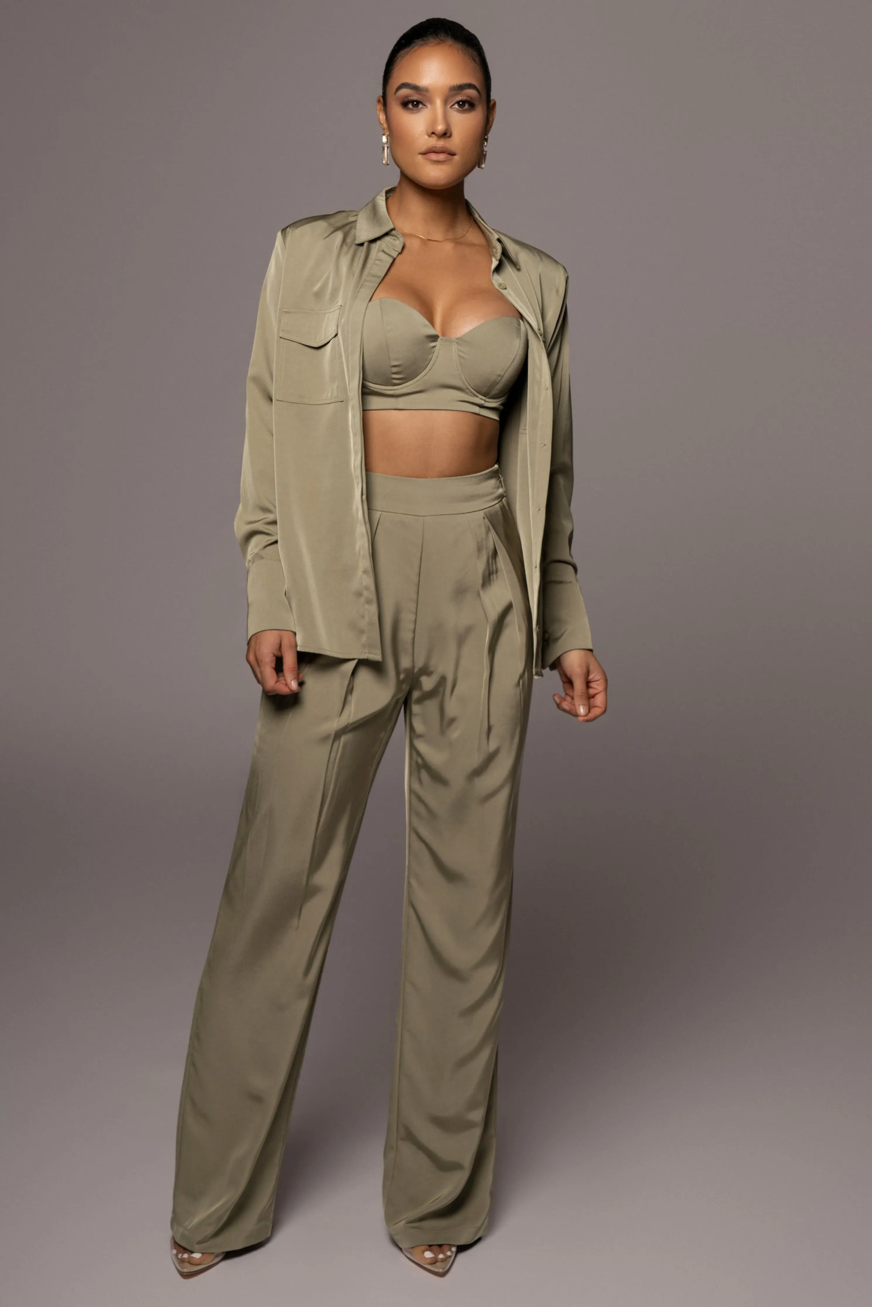 Olive Candice Trousers