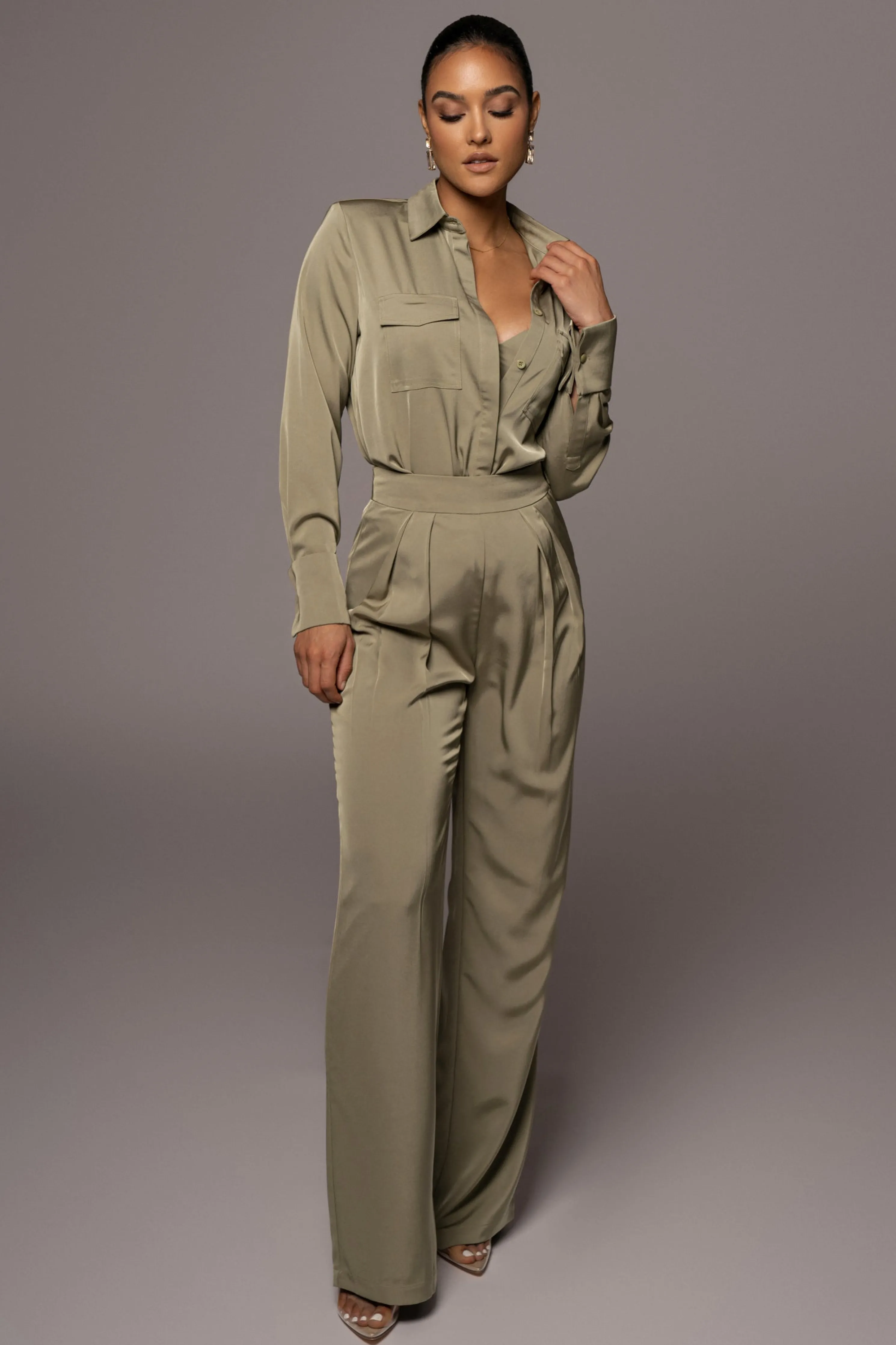 Olive Candice Trousers