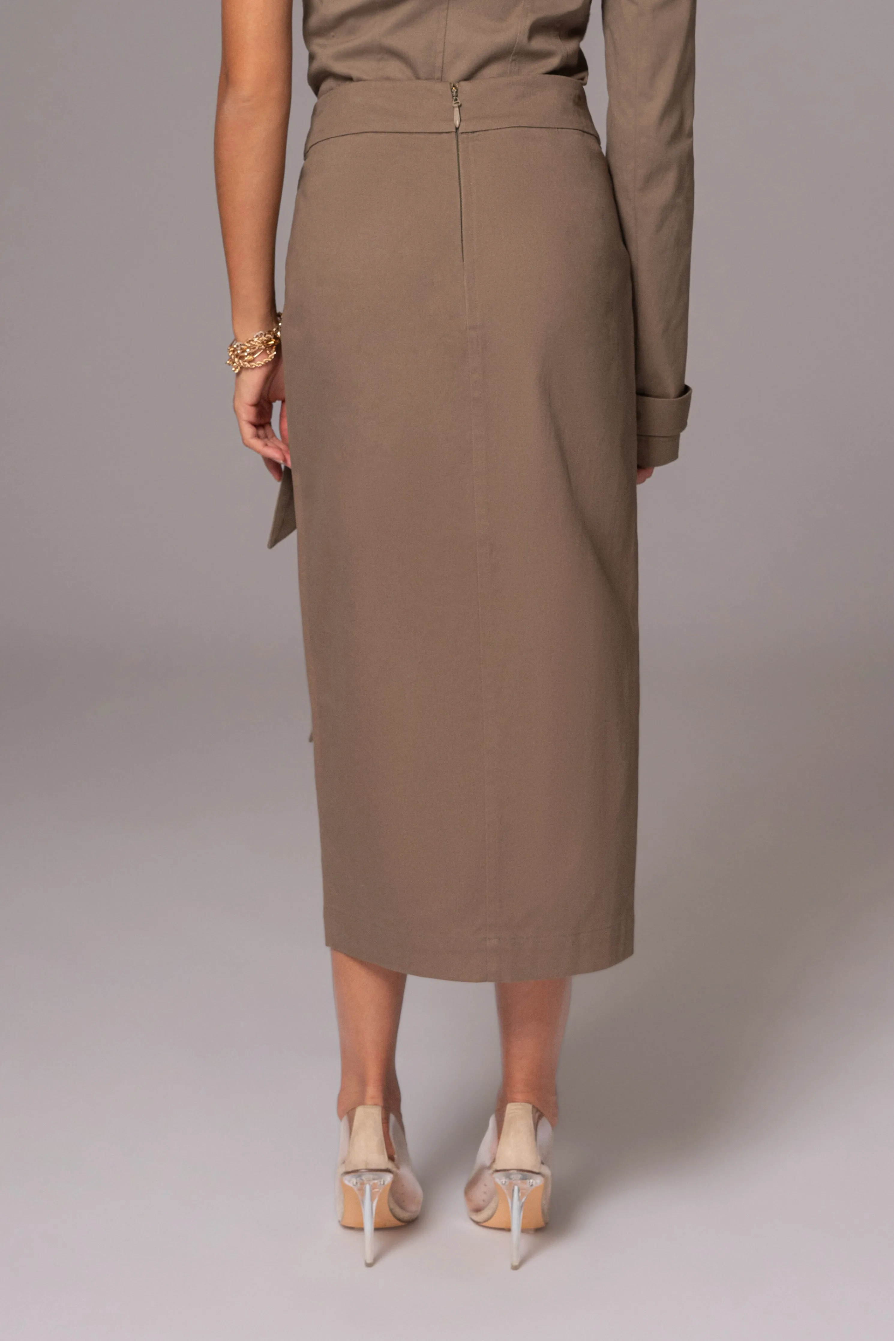 Olive City Life Cargo Skirt