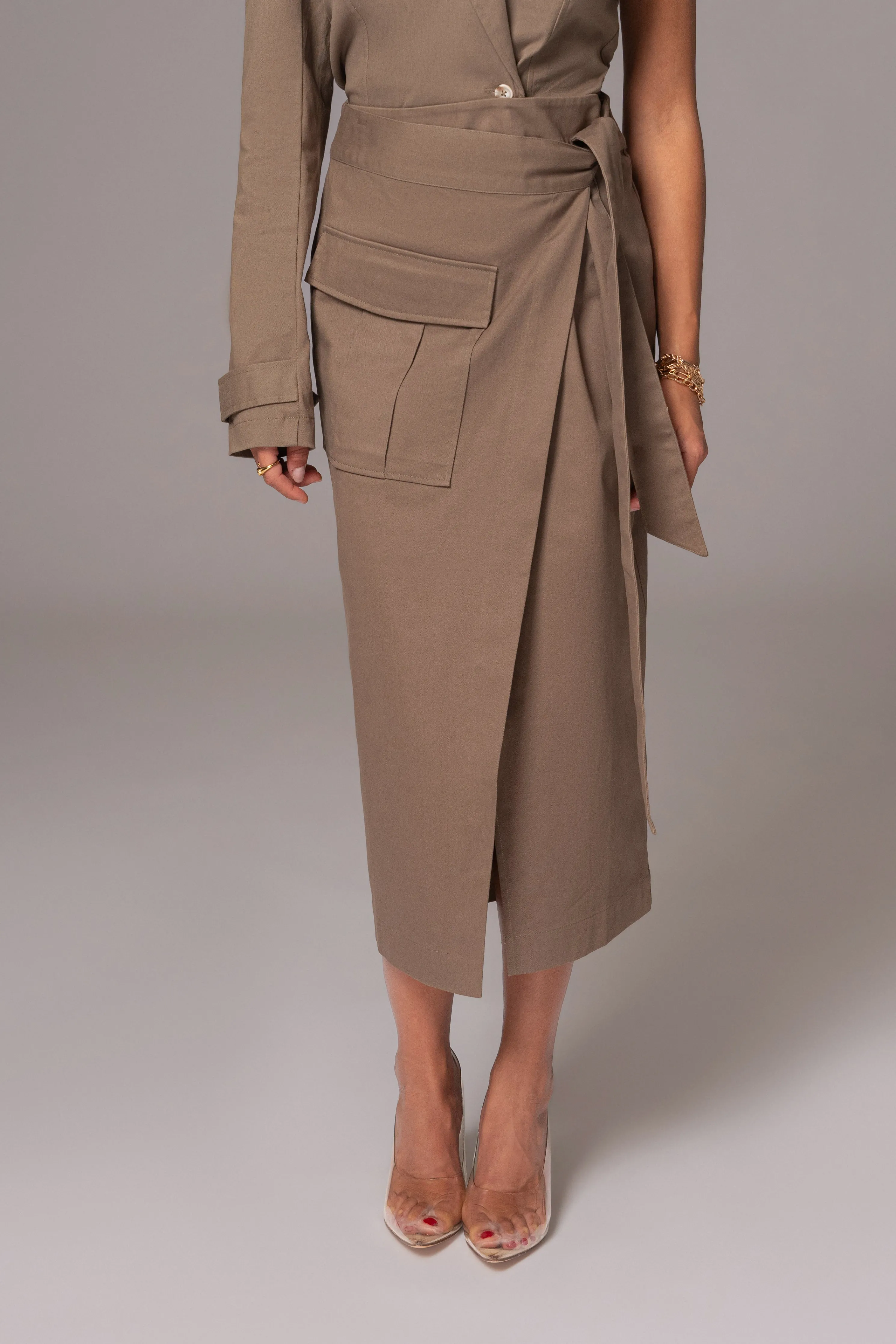 Olive City Life Cargo Skirt