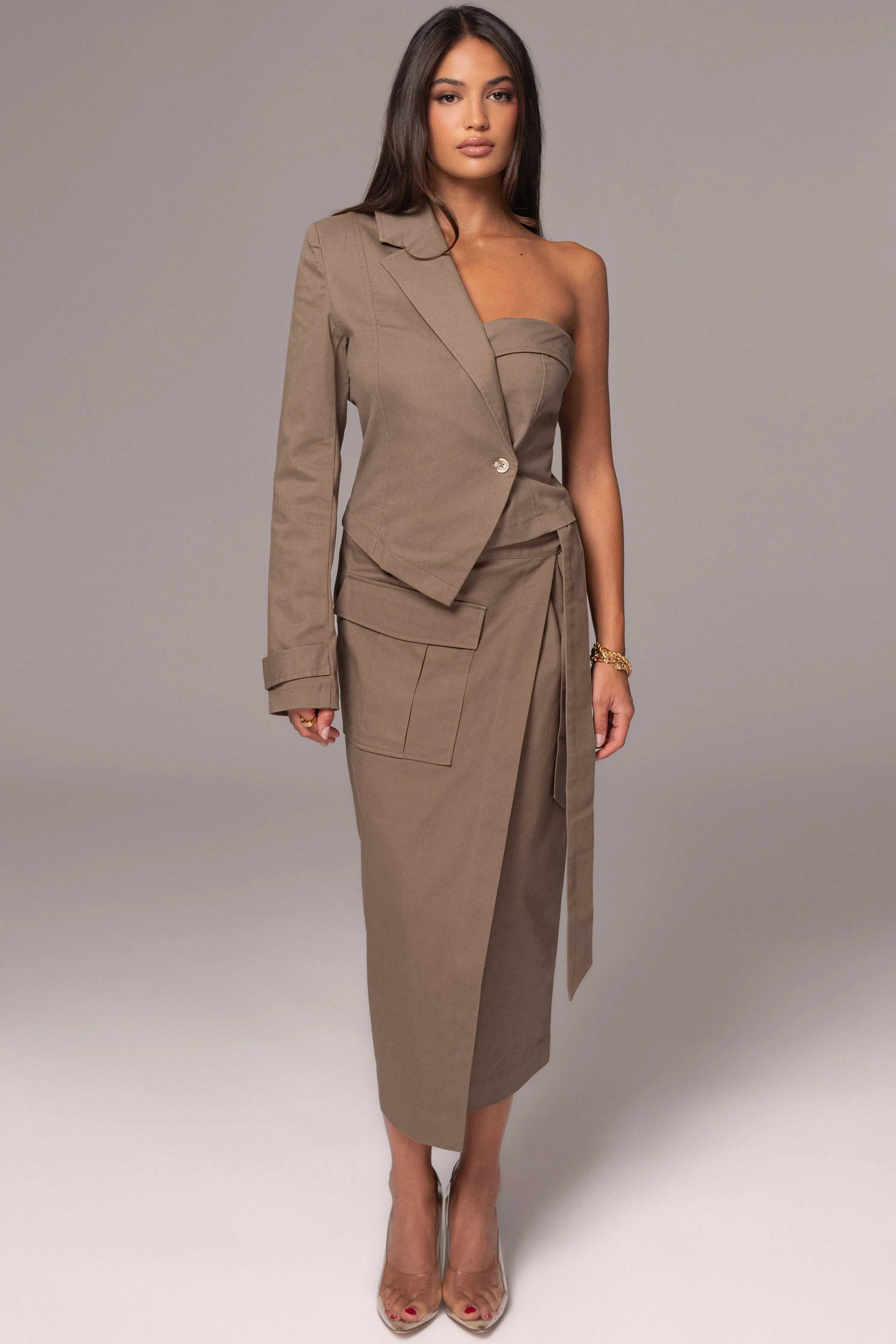 Olive City Life Cargo Skirt