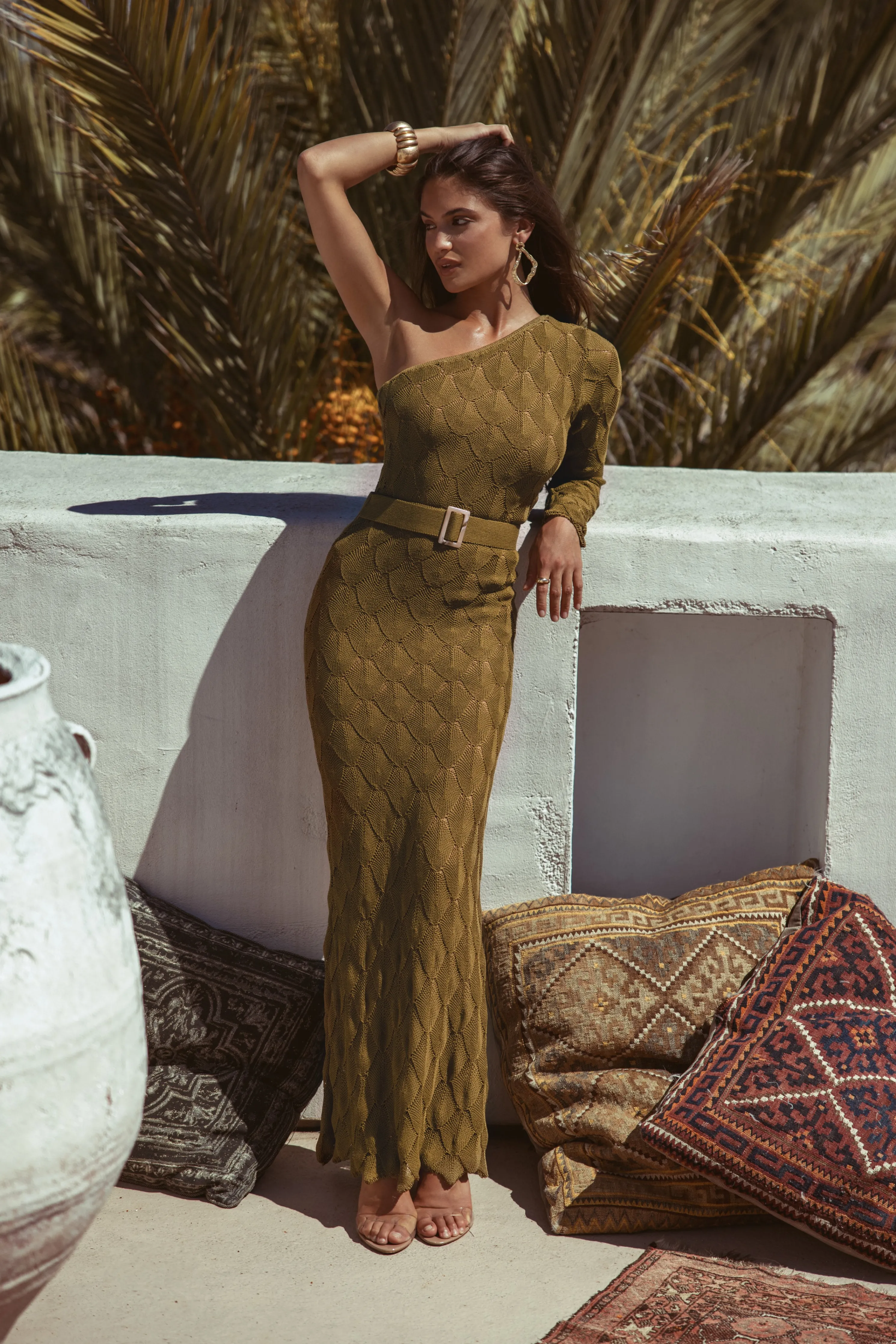 Olive La Costa One Shoulder Dress