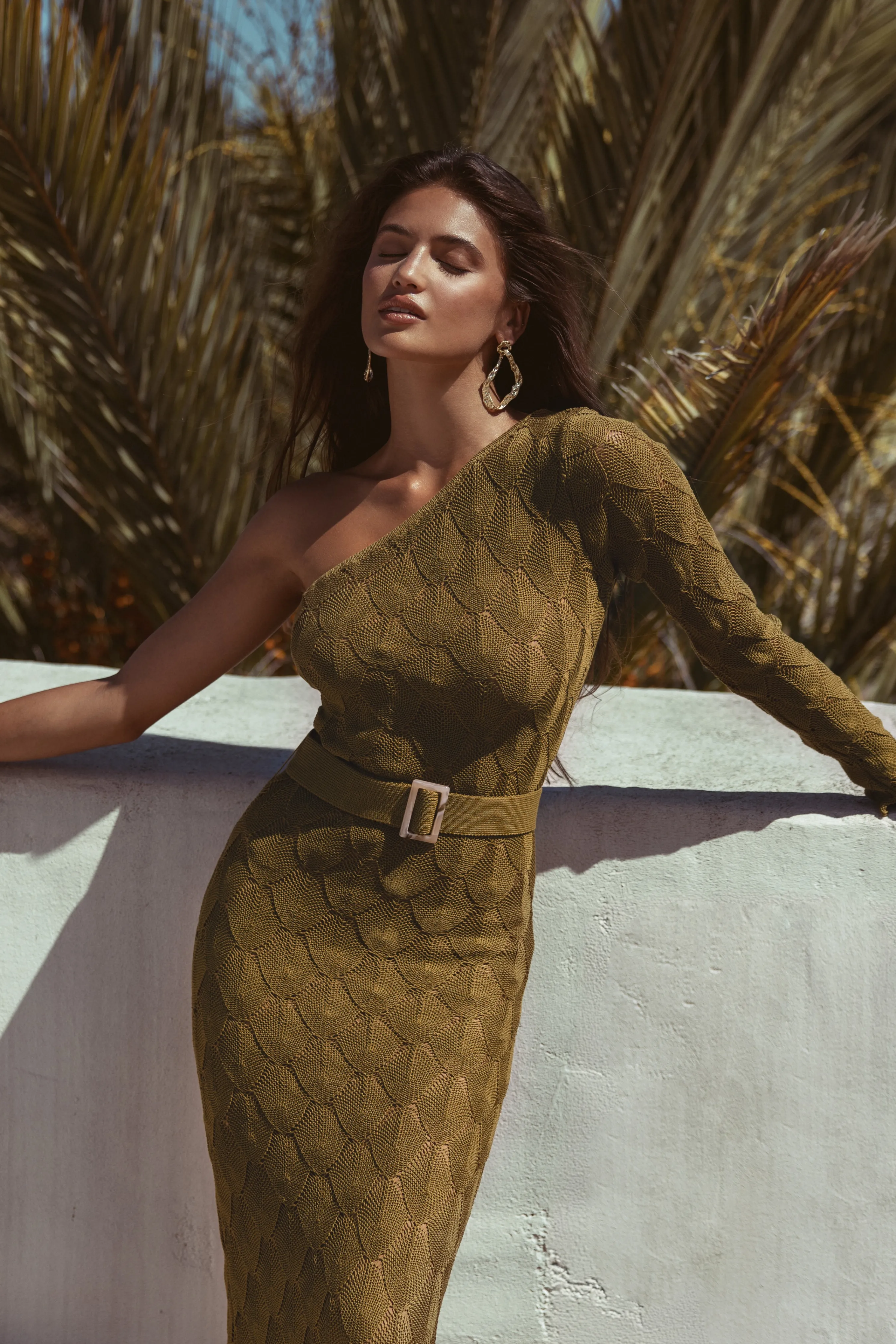Olive La Costa One Shoulder Dress