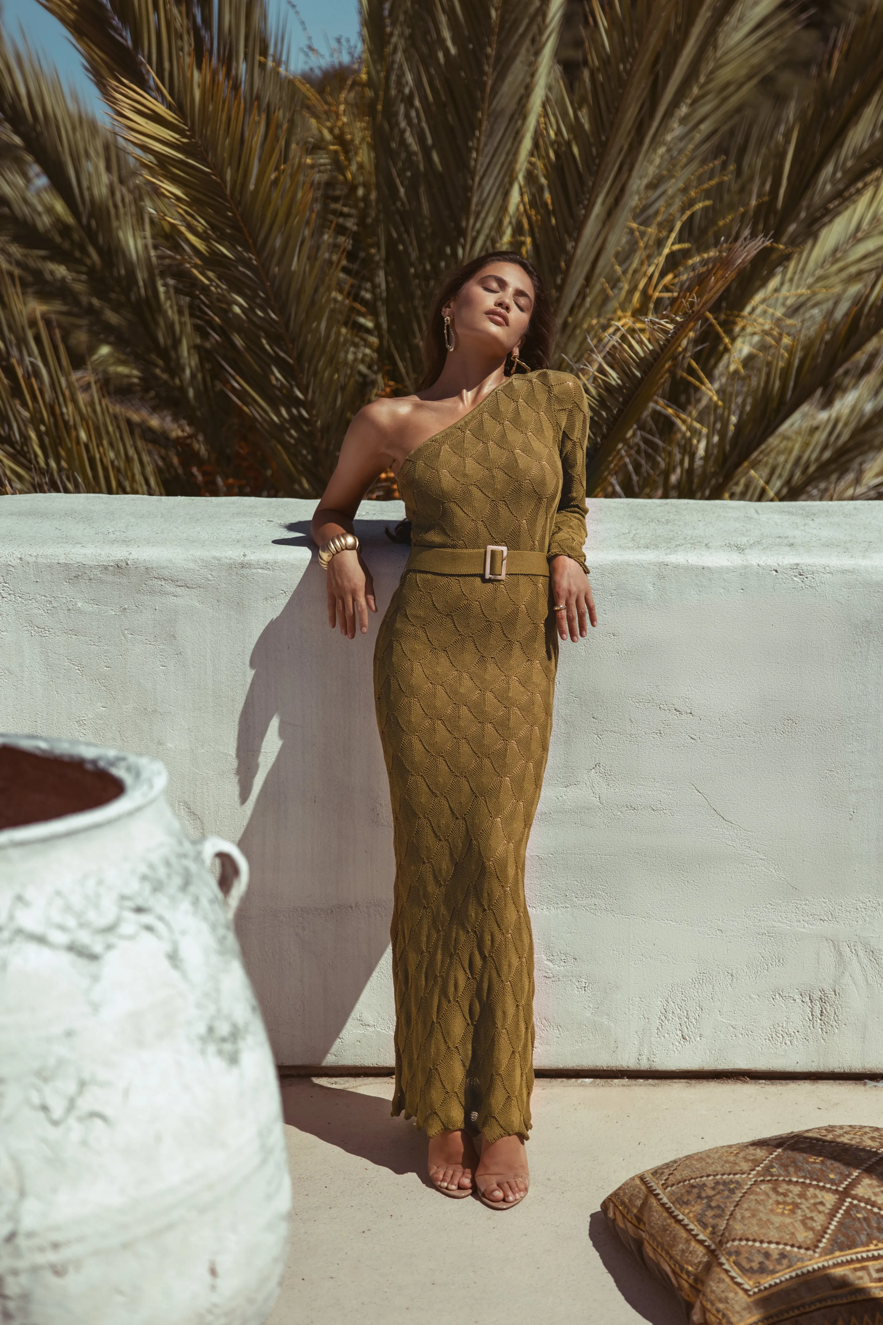 Olive La Costa One Shoulder Dress