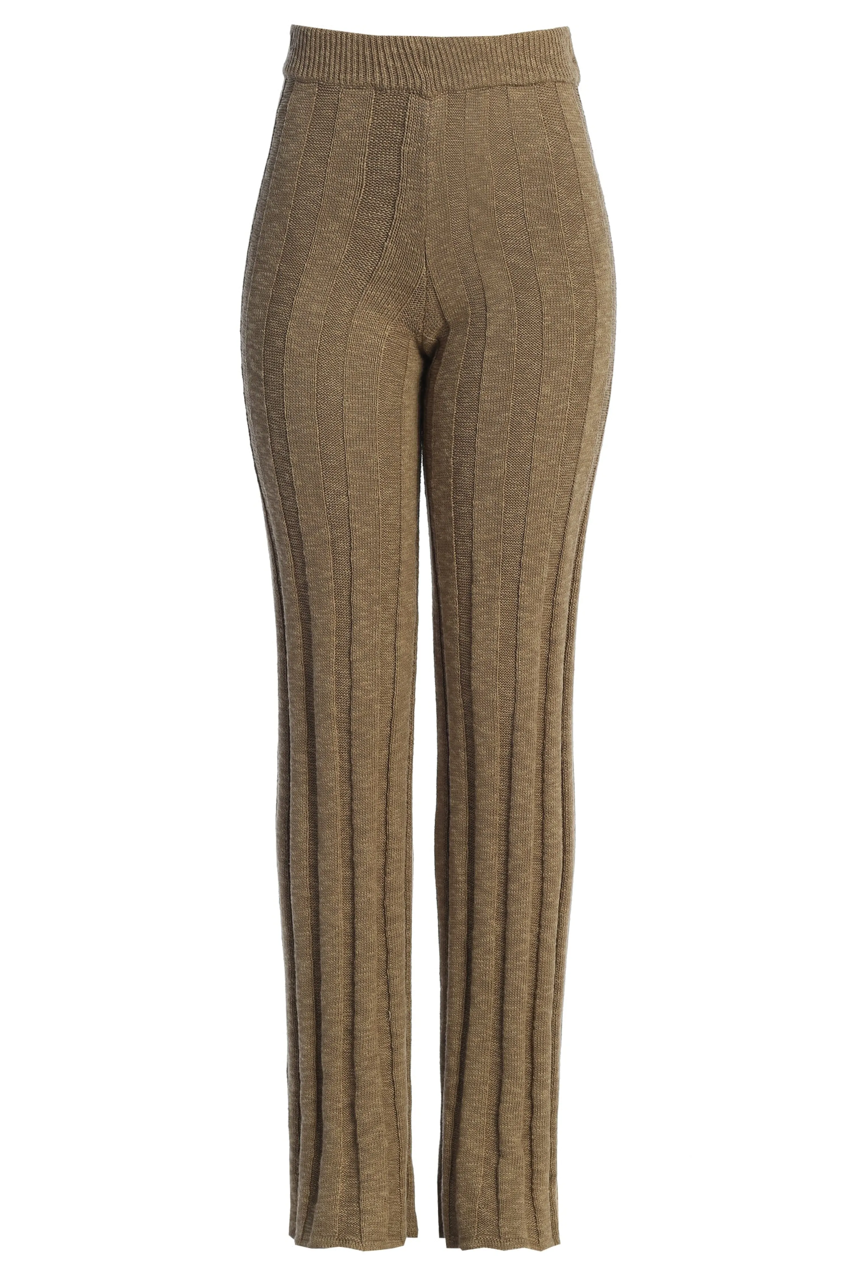 Olive Take A Chance Ribbed Pant Set