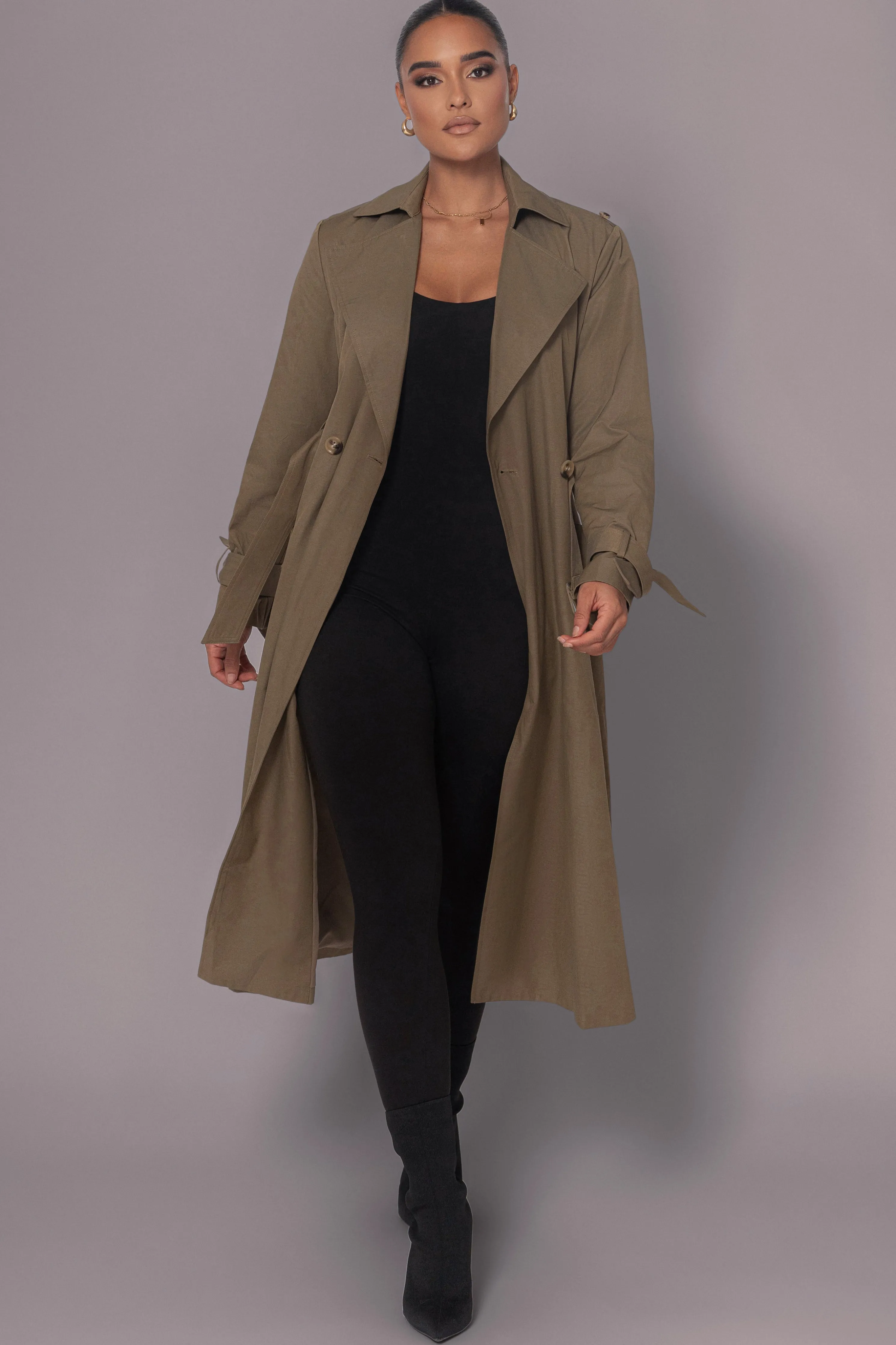 Olive The Classic Trench Coat