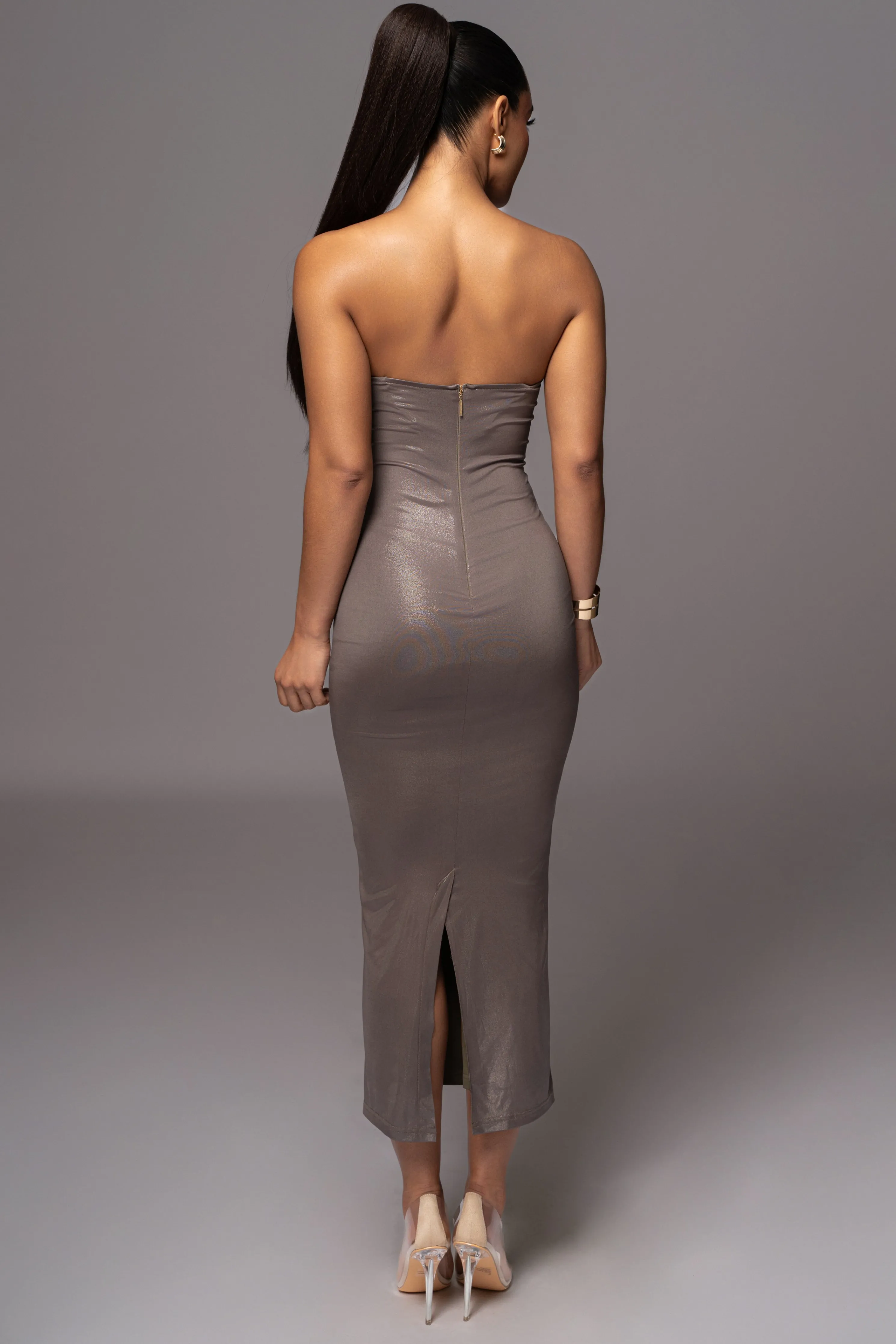 Olive Visions Of You Midi Dress