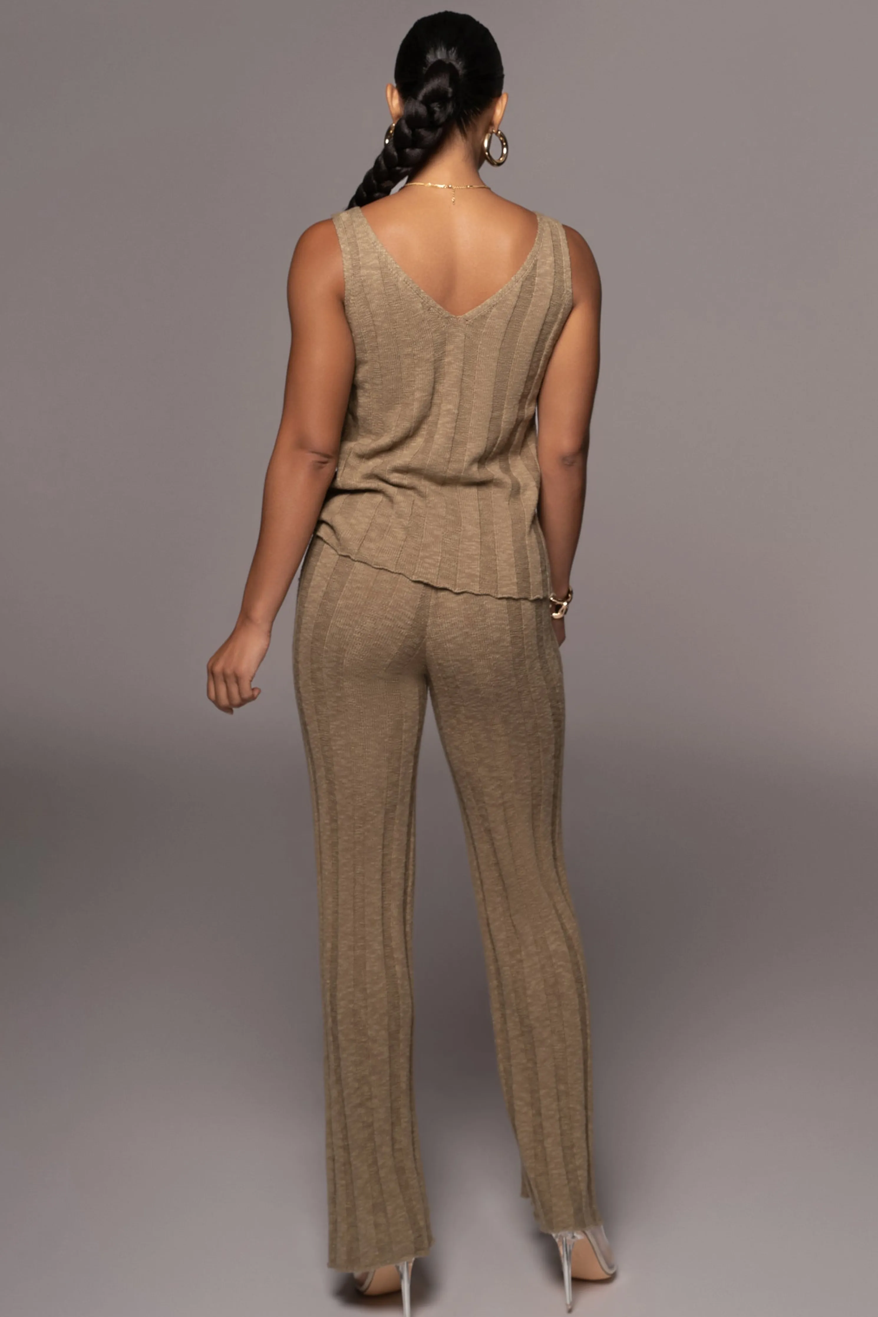 Olive West Bound Sweater Set