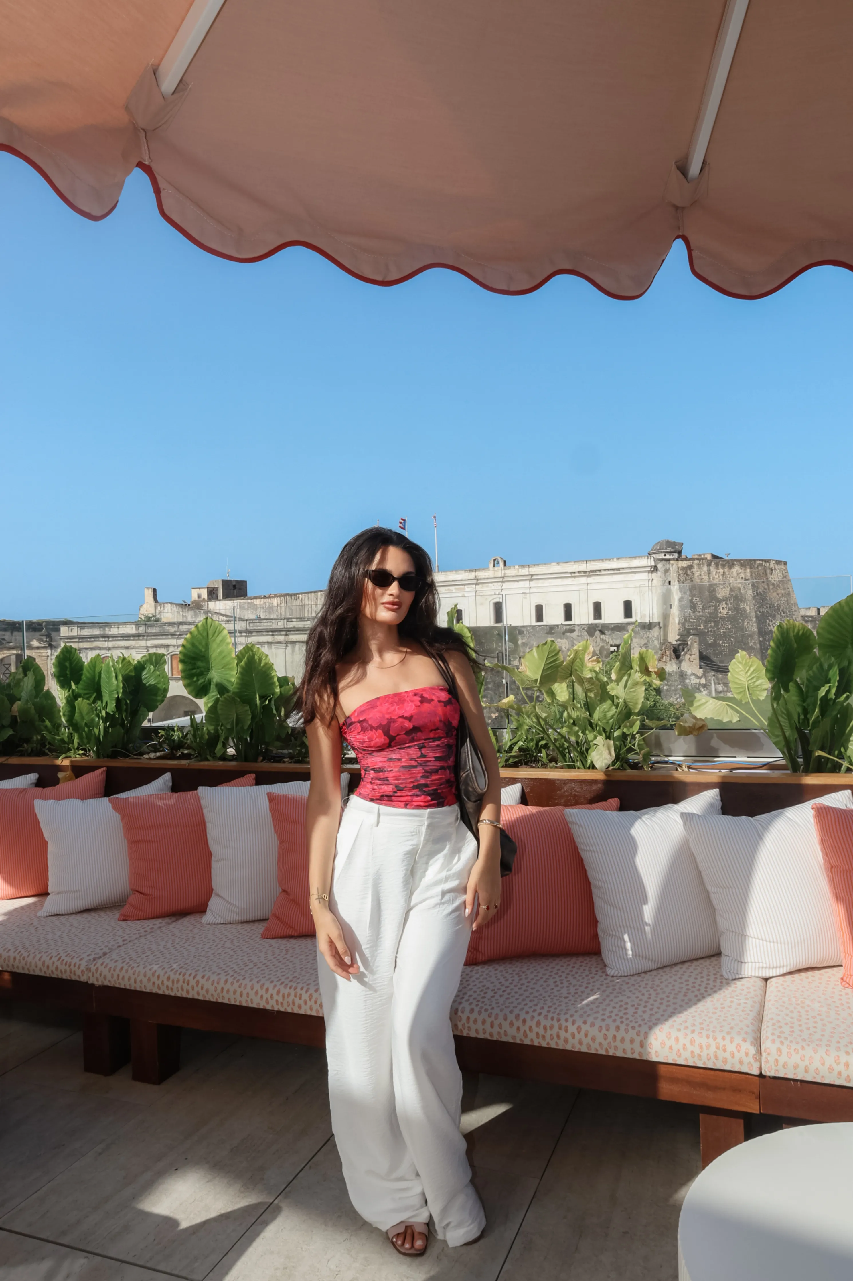 Pink Floral The Riviera Mesh Corset