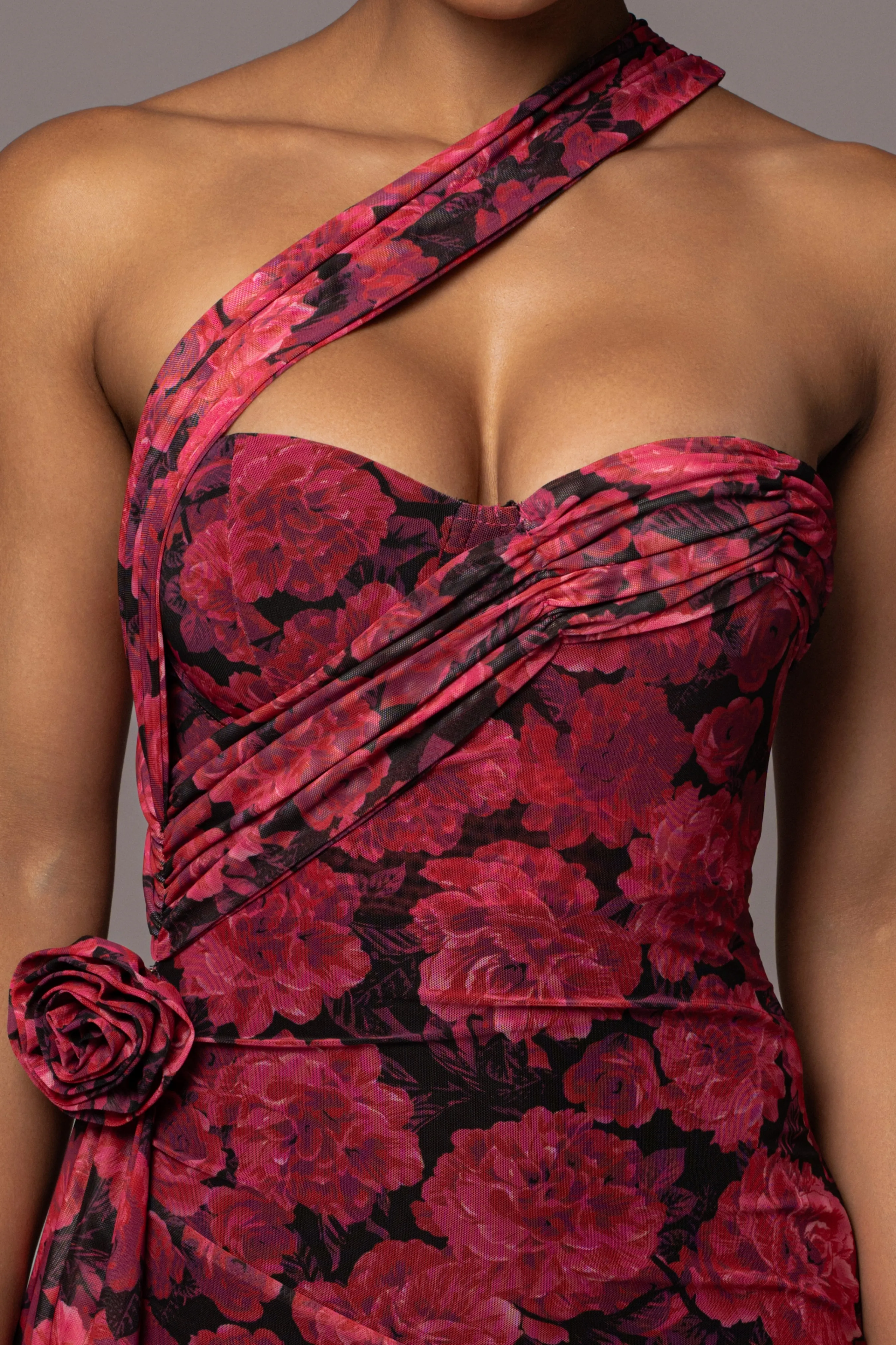 Pink Floral Villa Rosa Maxi Dress