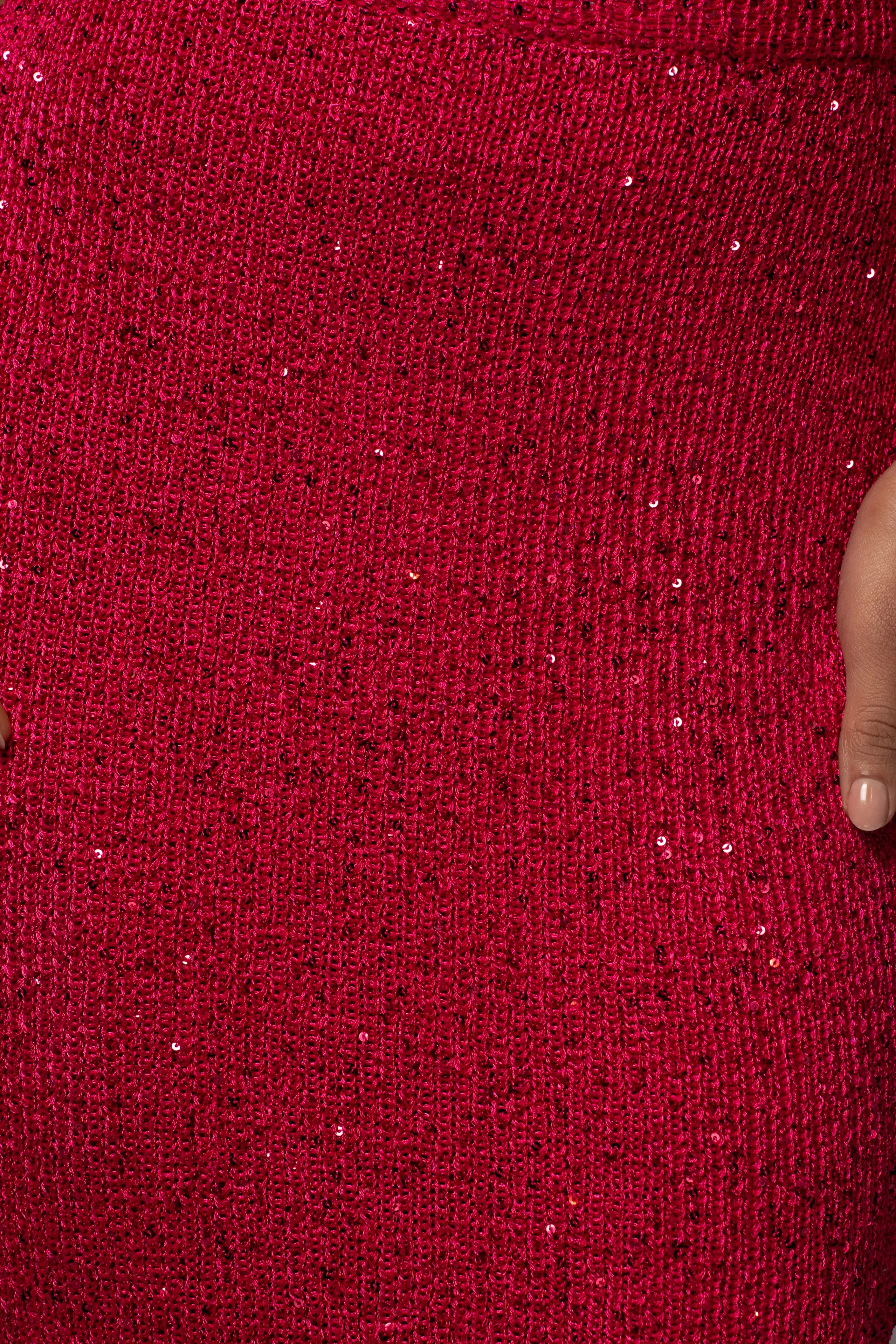 Pink Palace Sequin Skirt Set