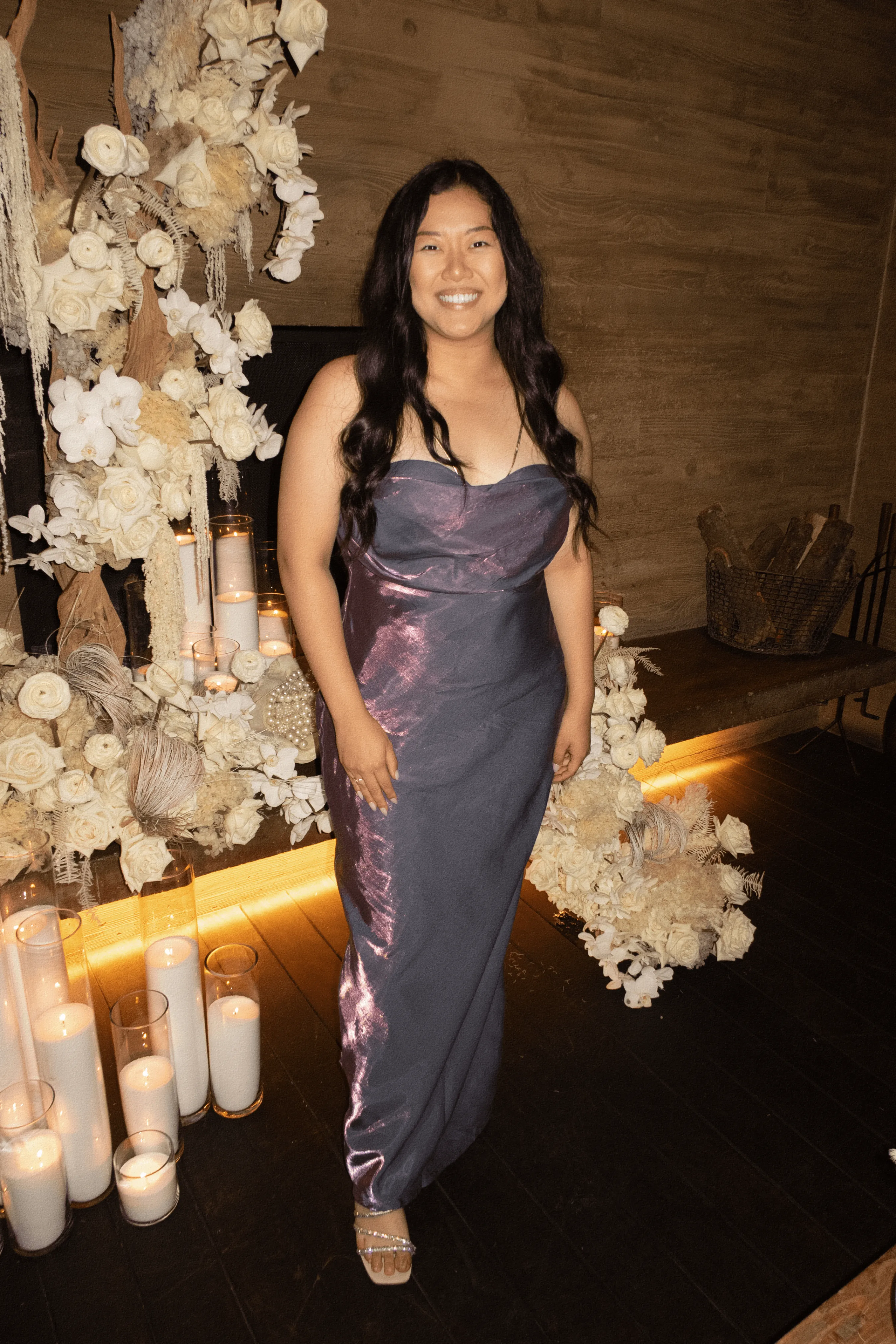 Purple Iridescent Visions Of You Dress