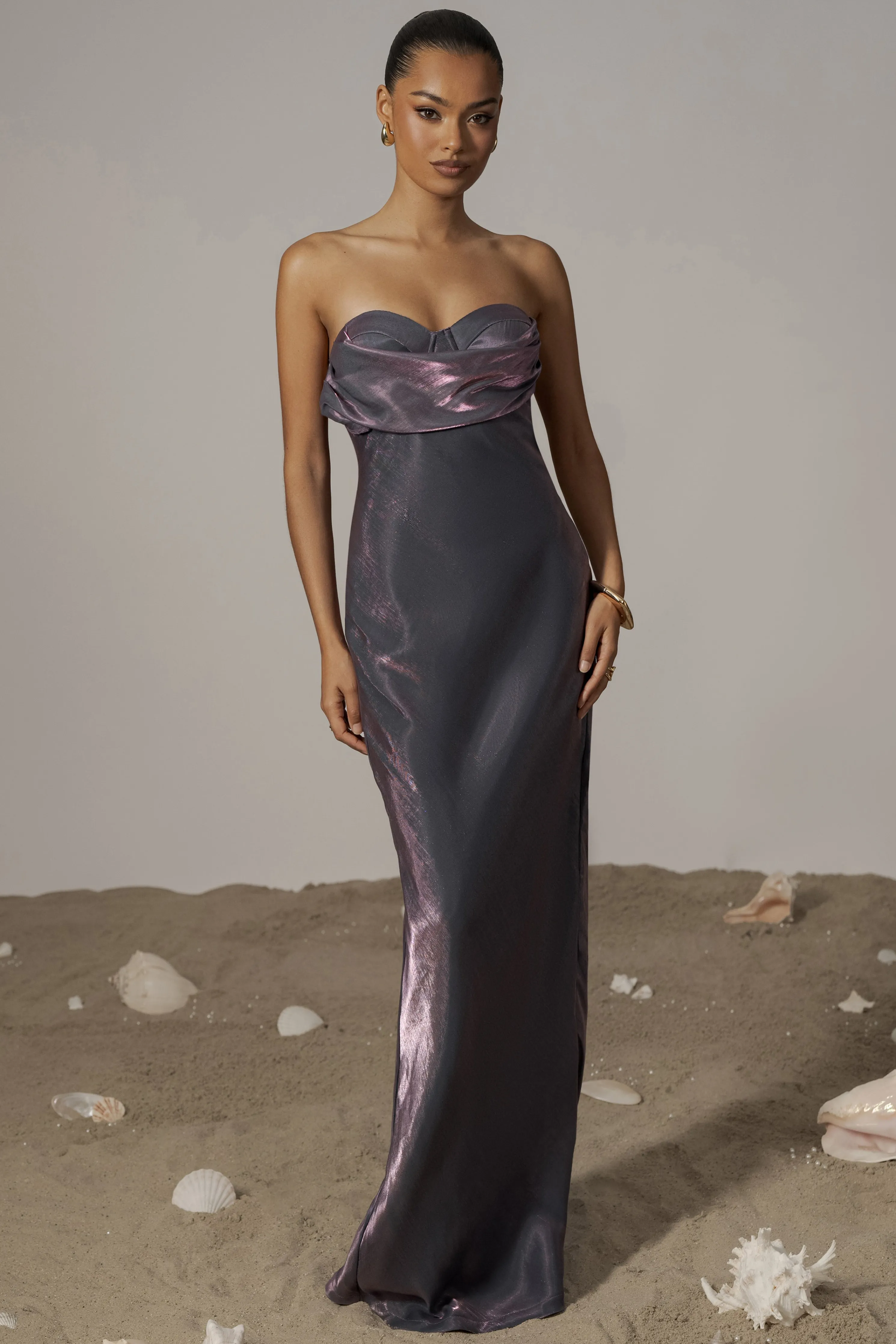 Purple Iridescent Visions Of You Dress