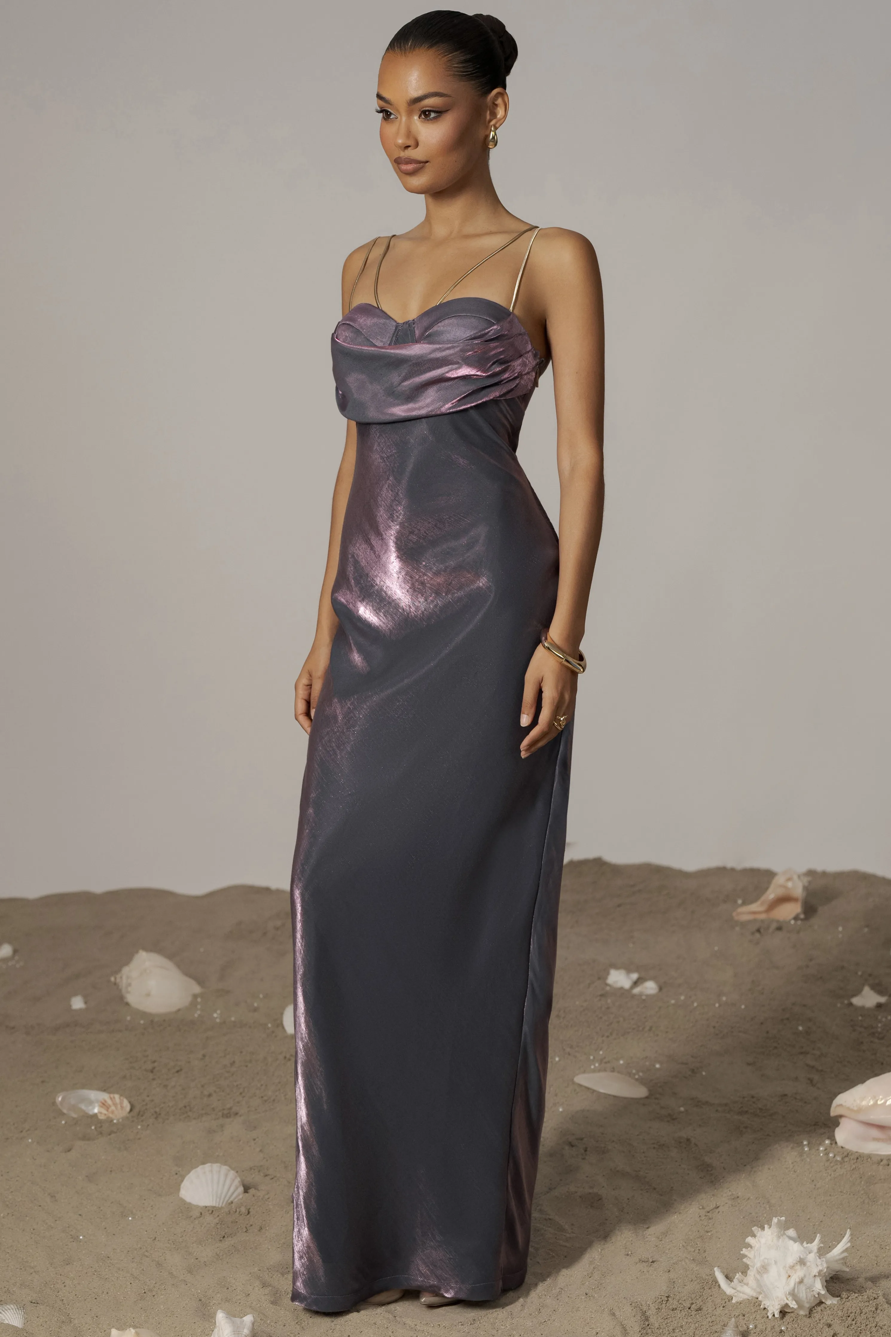 Purple Iridescent Visions Of You Dress